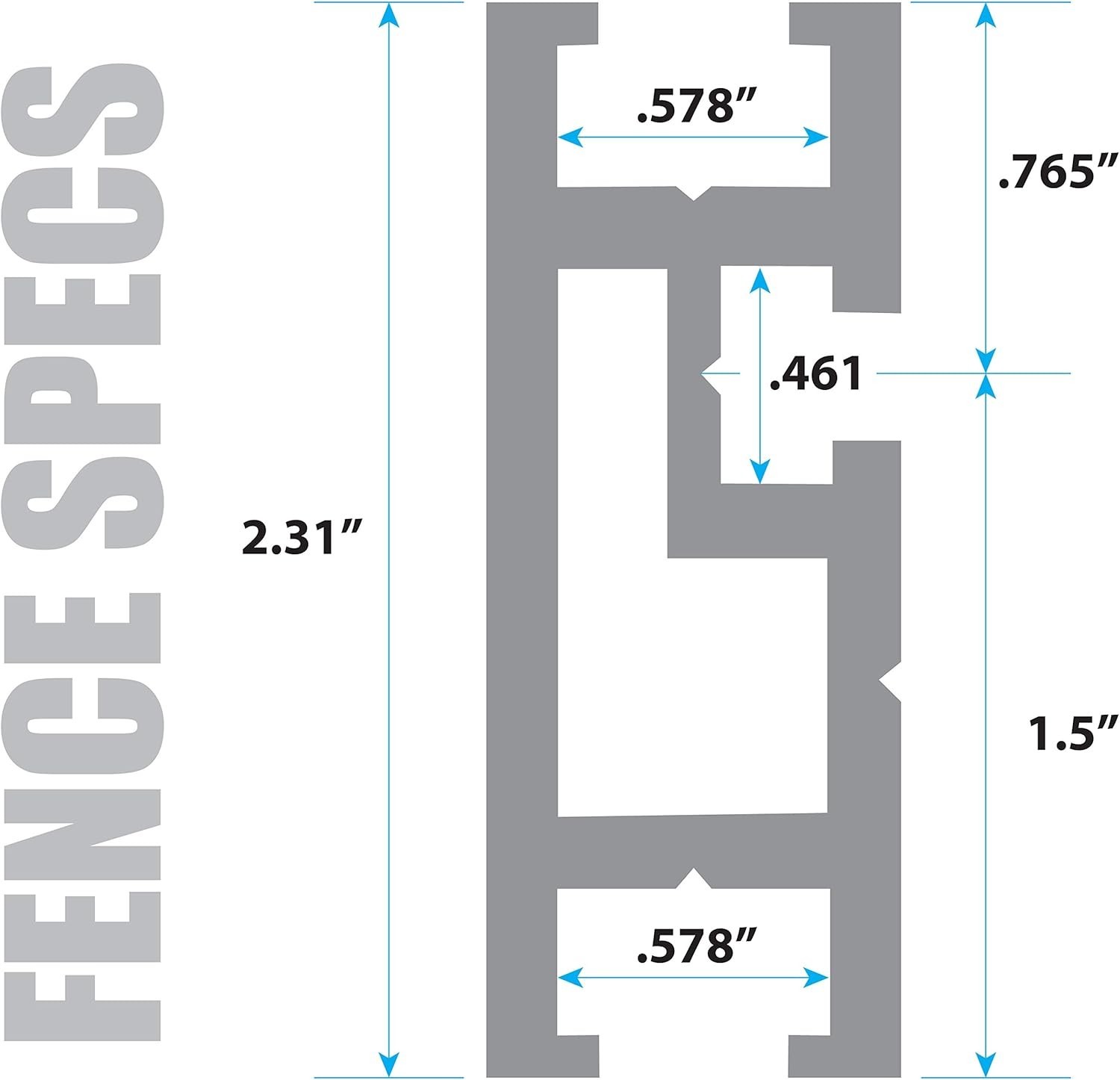 Universal Aluminum Miter Gauge Fence with an Aluminum Flip Stop