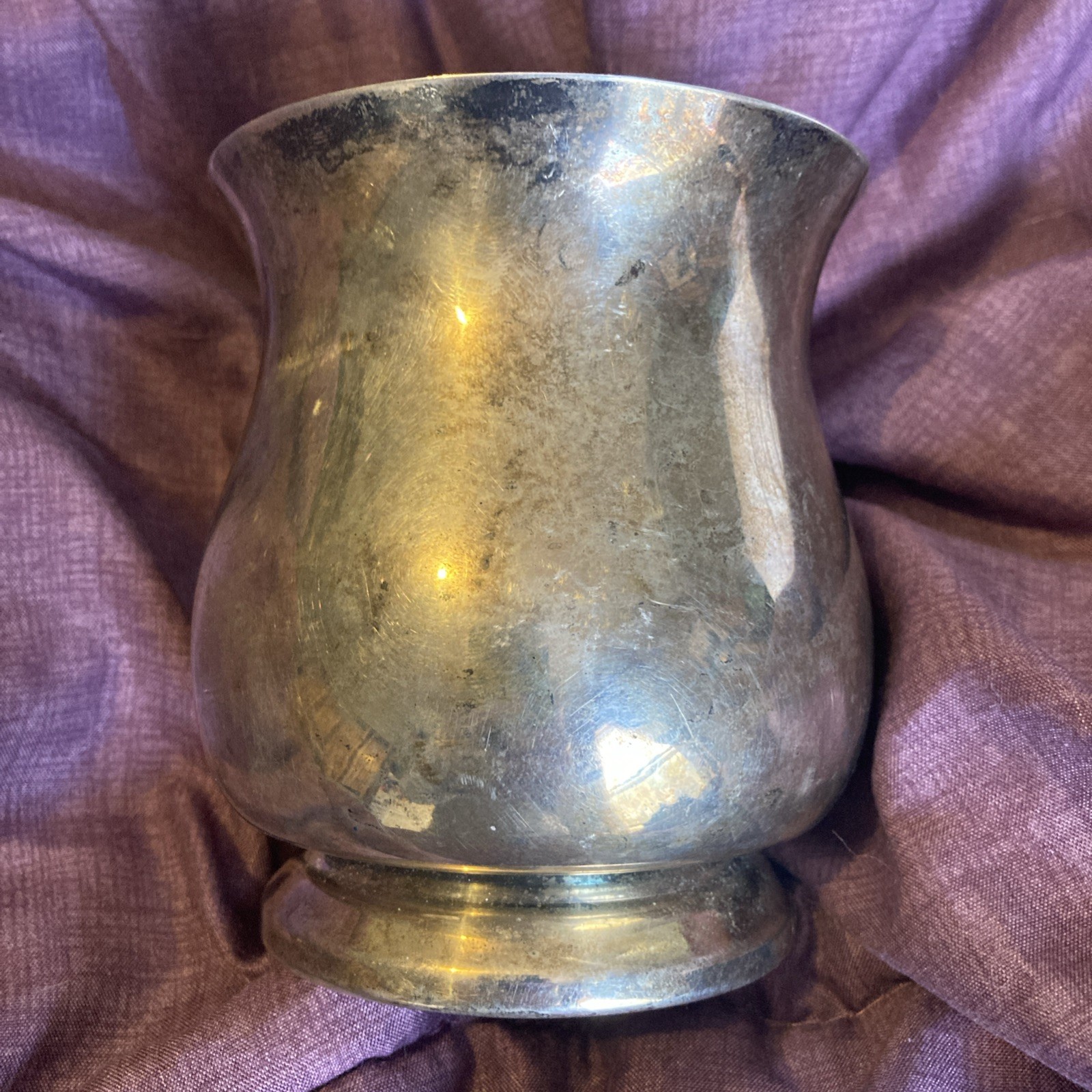 Vintage FB Rogers Sterling Silver Mug Engraved ‘Mick’ 260.59 Grams