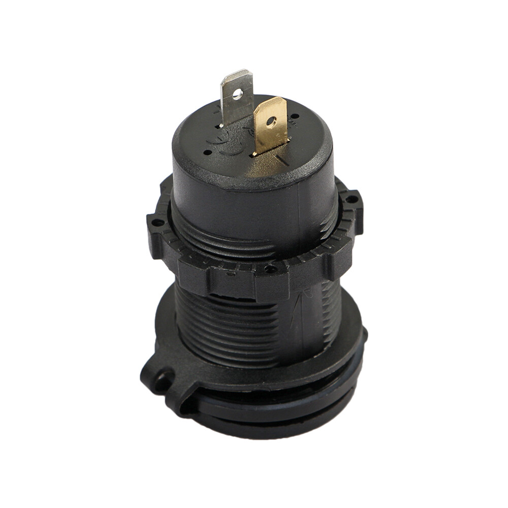 12V-24V QC3.0 + PD USB C Car Fast Charger Power Socket Outlet for Boat RV Marine