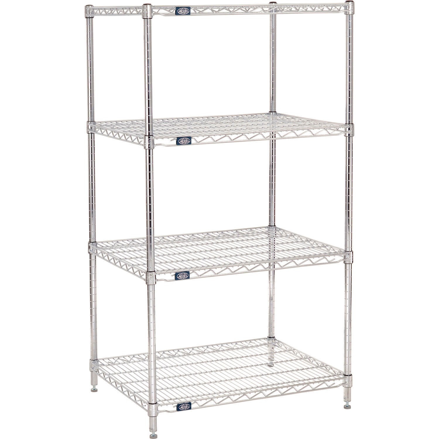 Nexel 24306C Nexel Chrome Wire Shelving 30"W X 24"D x 63"H