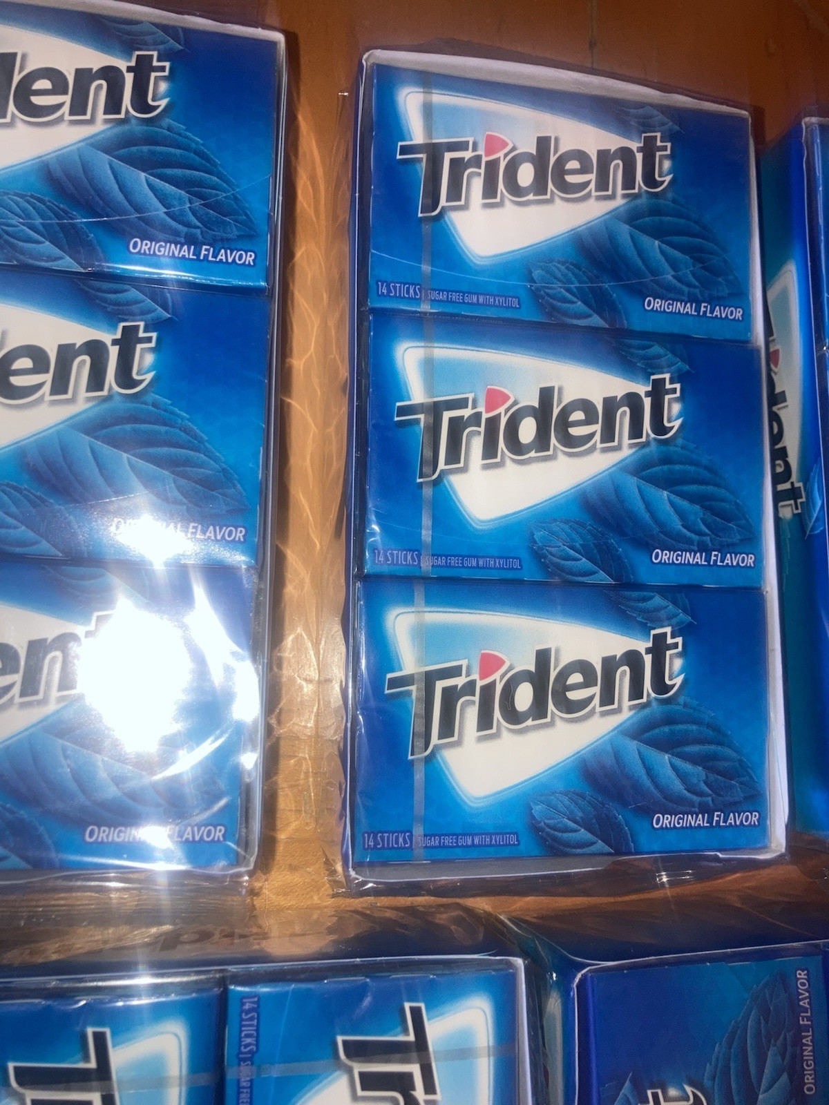 LOX 5 Sealed Packages Trident gums Original Flavor total 60 gums BB-02-2023