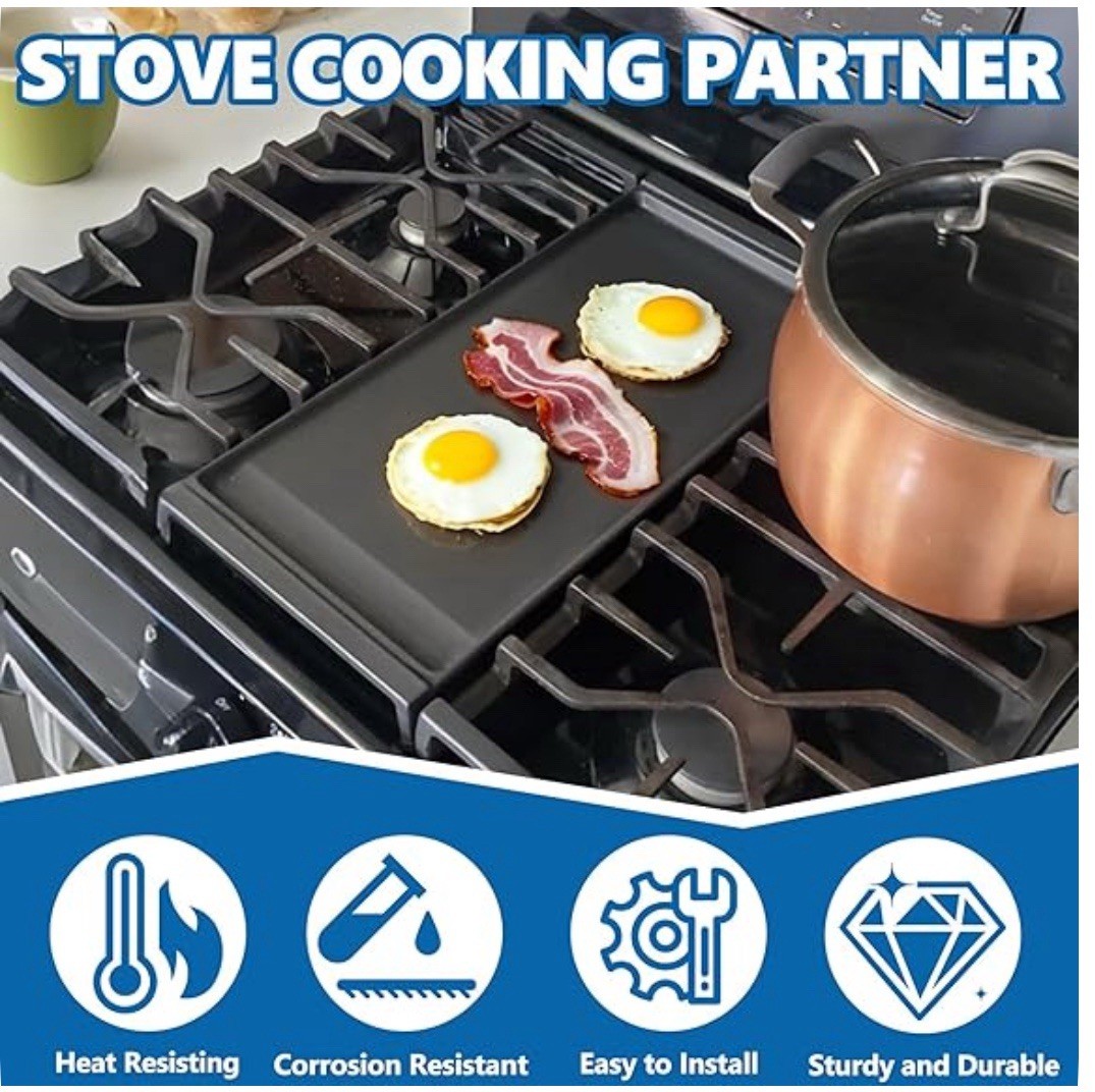 Upgraded WB31X24738 Griddle Replacement for GE Gas Stove Top Center Griddle