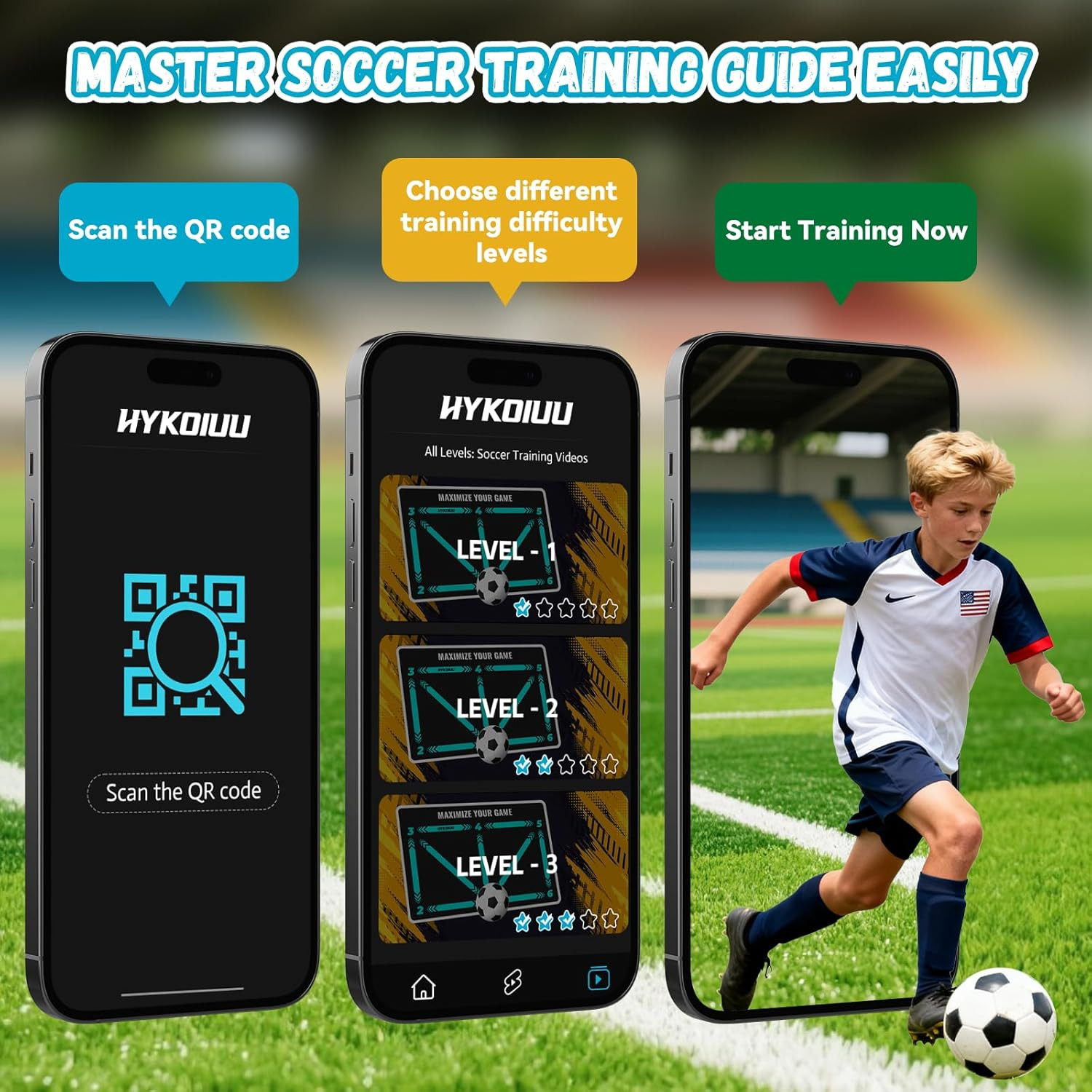 Soccer Training Mat With Instructional Video Improve Strength,Agility And Coordi