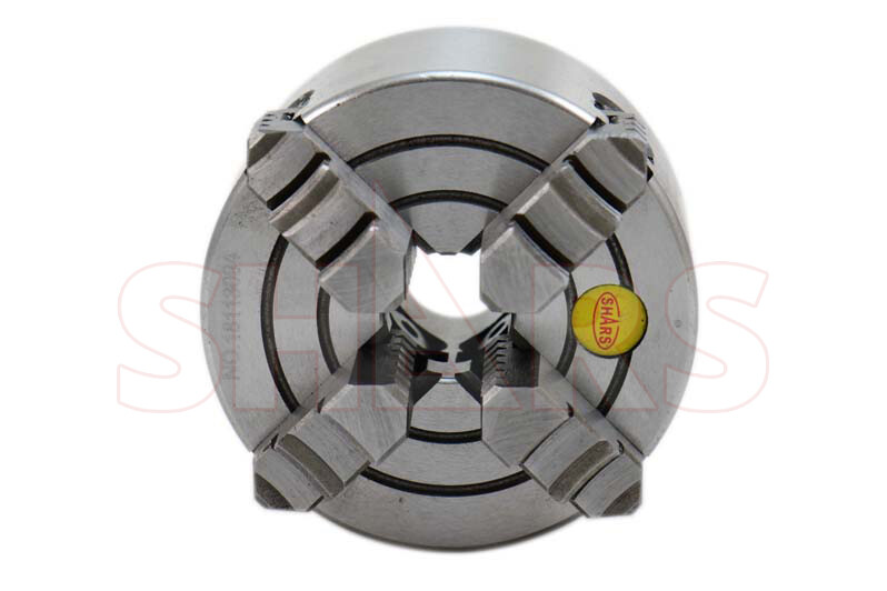 SHARS 4" 4 Jaw Independent Lathe Chuck with TIR Certification NEW #[