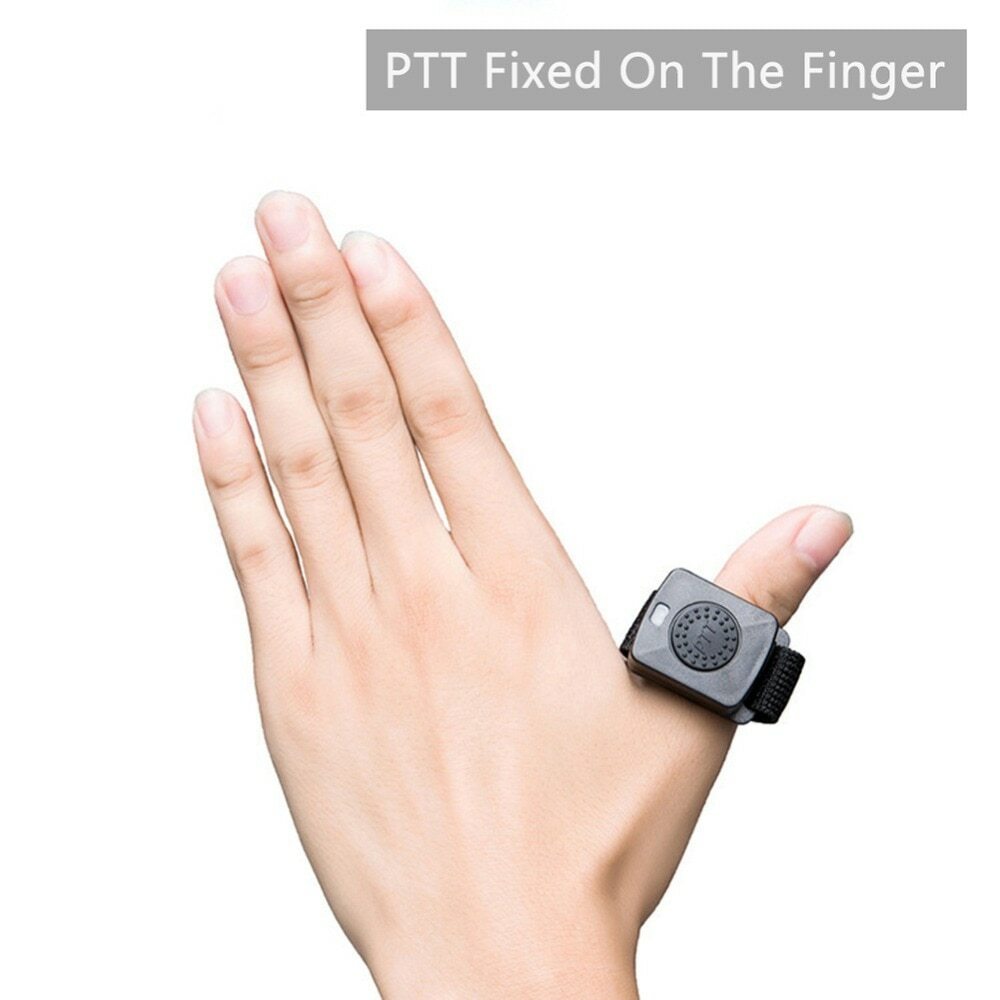 Anysecu Wireless PTT Bluetooth Earphone K1 Plug For Baofeng 5R TYT Walkie Talkie