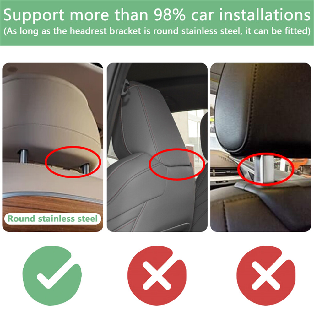 10.1in Touch Screen Android 12 Car Headrest Rear Seat TV Monitor WIFI Bluetooth