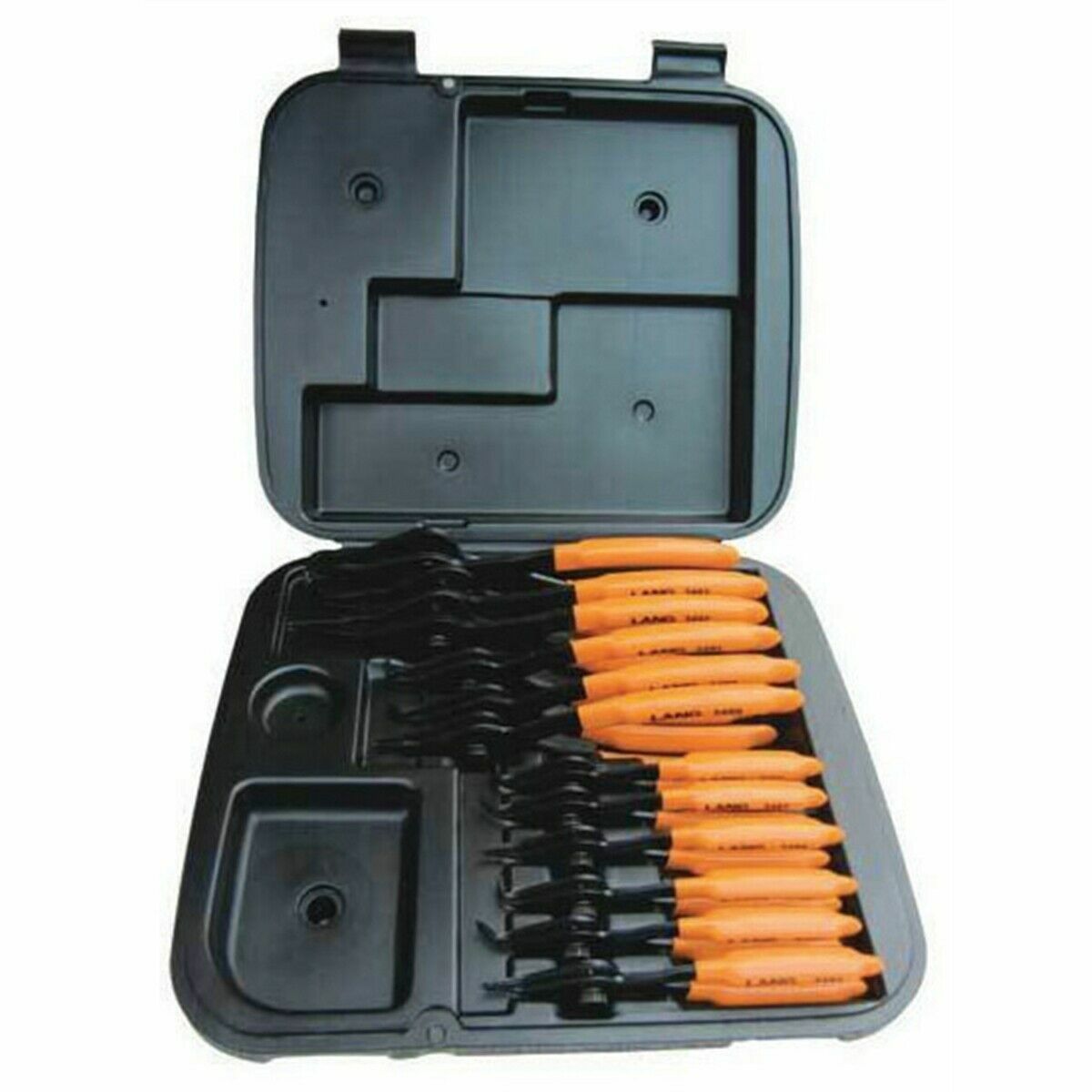 LANG 3495 12 Piece Combination Internal External Snap Ring Pliers Set NEW