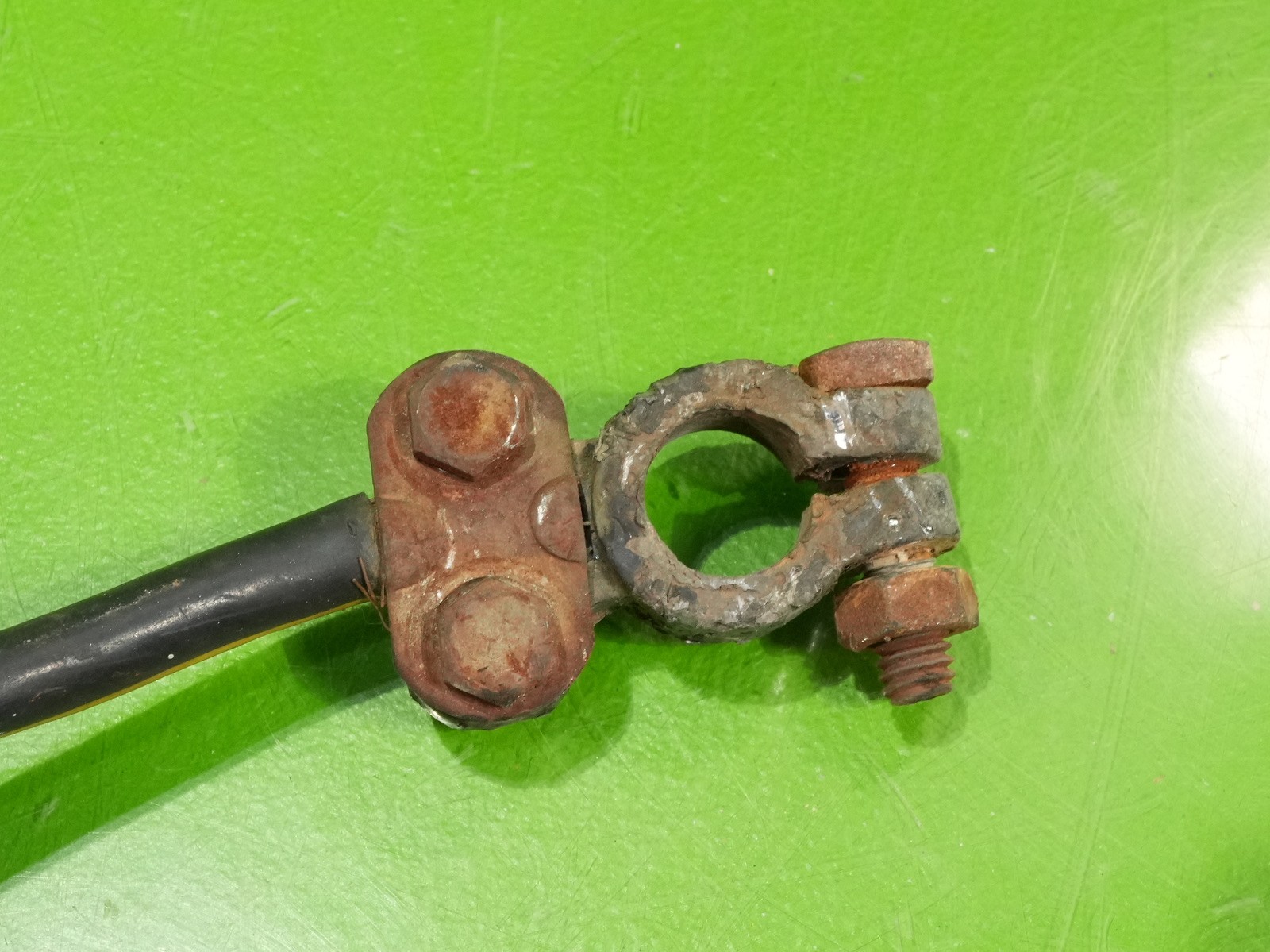 88-91 CRX OEM negative battery starter cable wire terminal