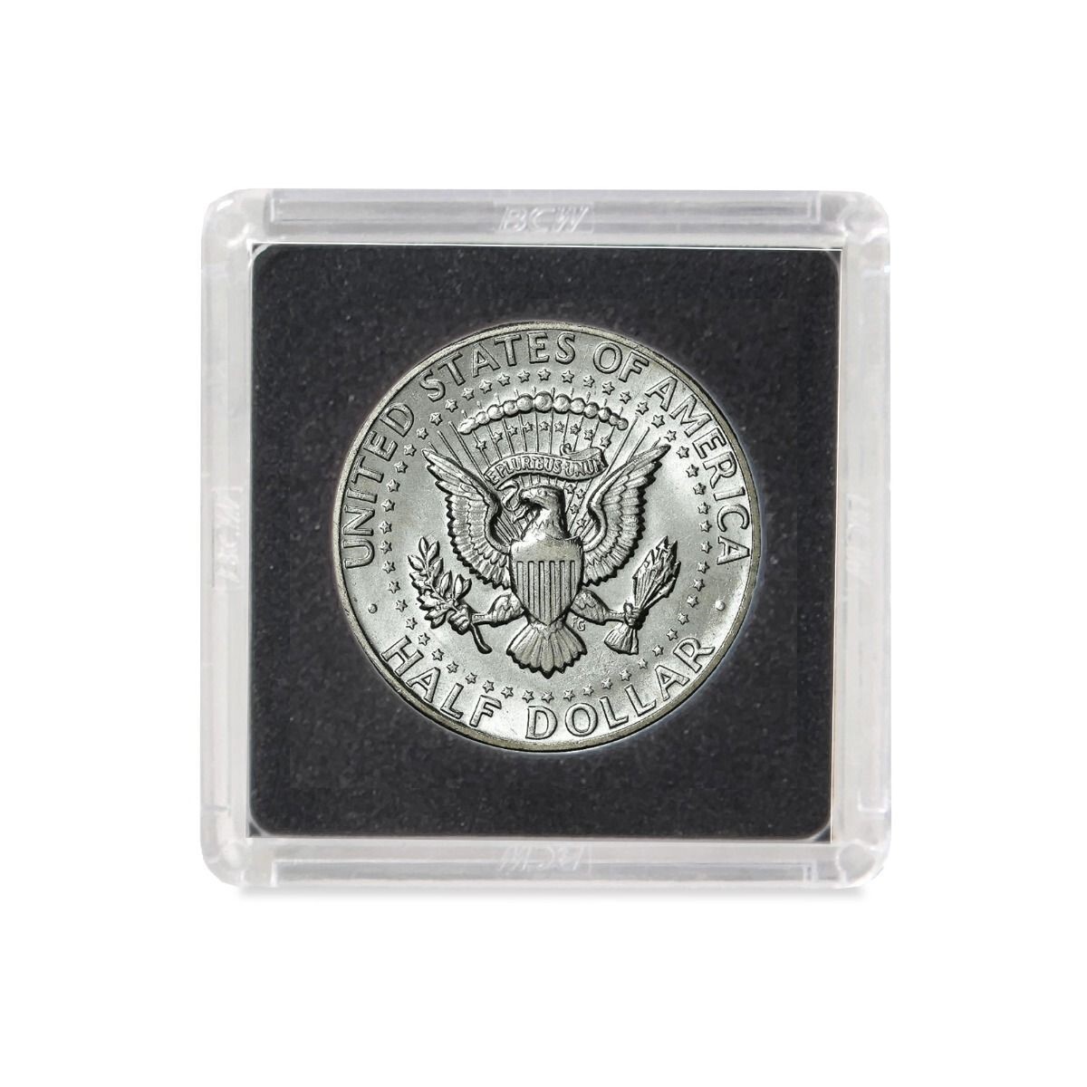 25 BCW 2x2 Coin Snap Air tite Capsule Holders for US Half Dollar 30.6mm 1 BOX