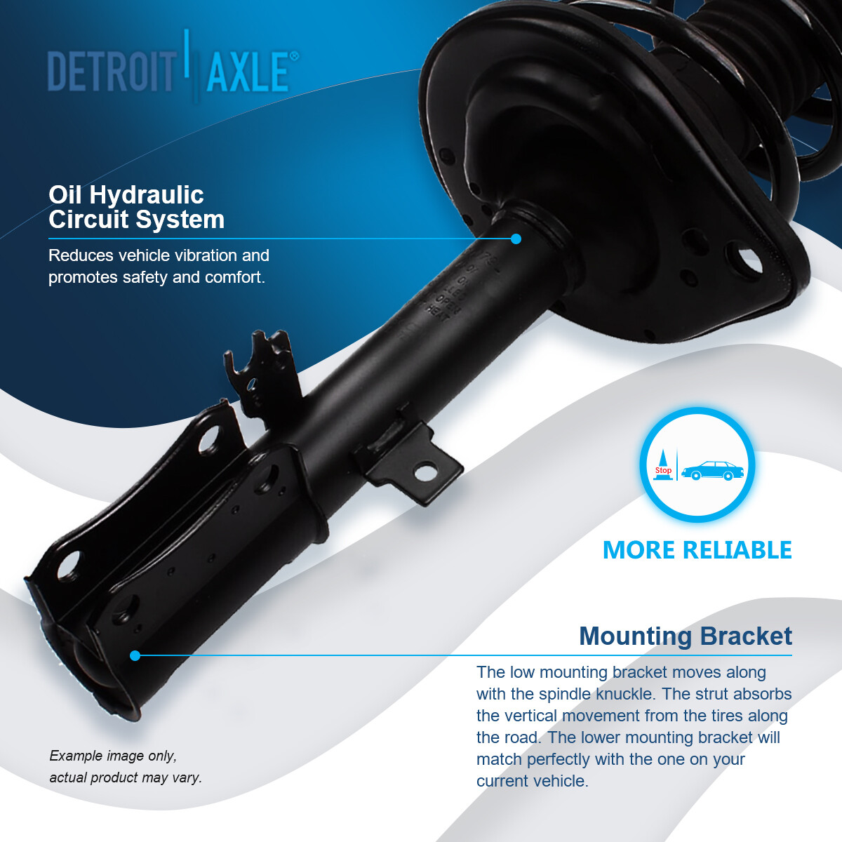 Front & Rear Spring Struts for 2006 2007 2008 2009 2010 2011 Toyota Avalon Camry