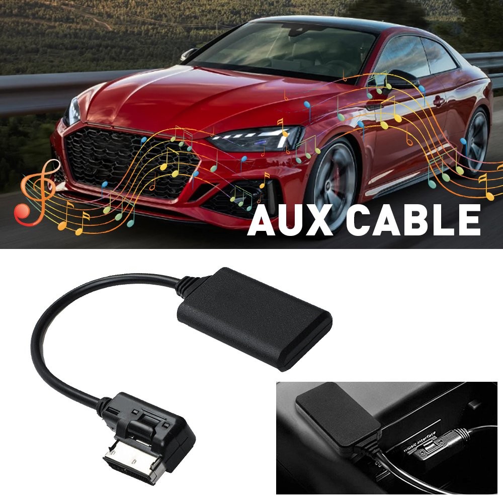 AMI Bluetooth Music Interface AUX Audio Cable Adapter For Audi A3/A4/A5/A6/A7/A8