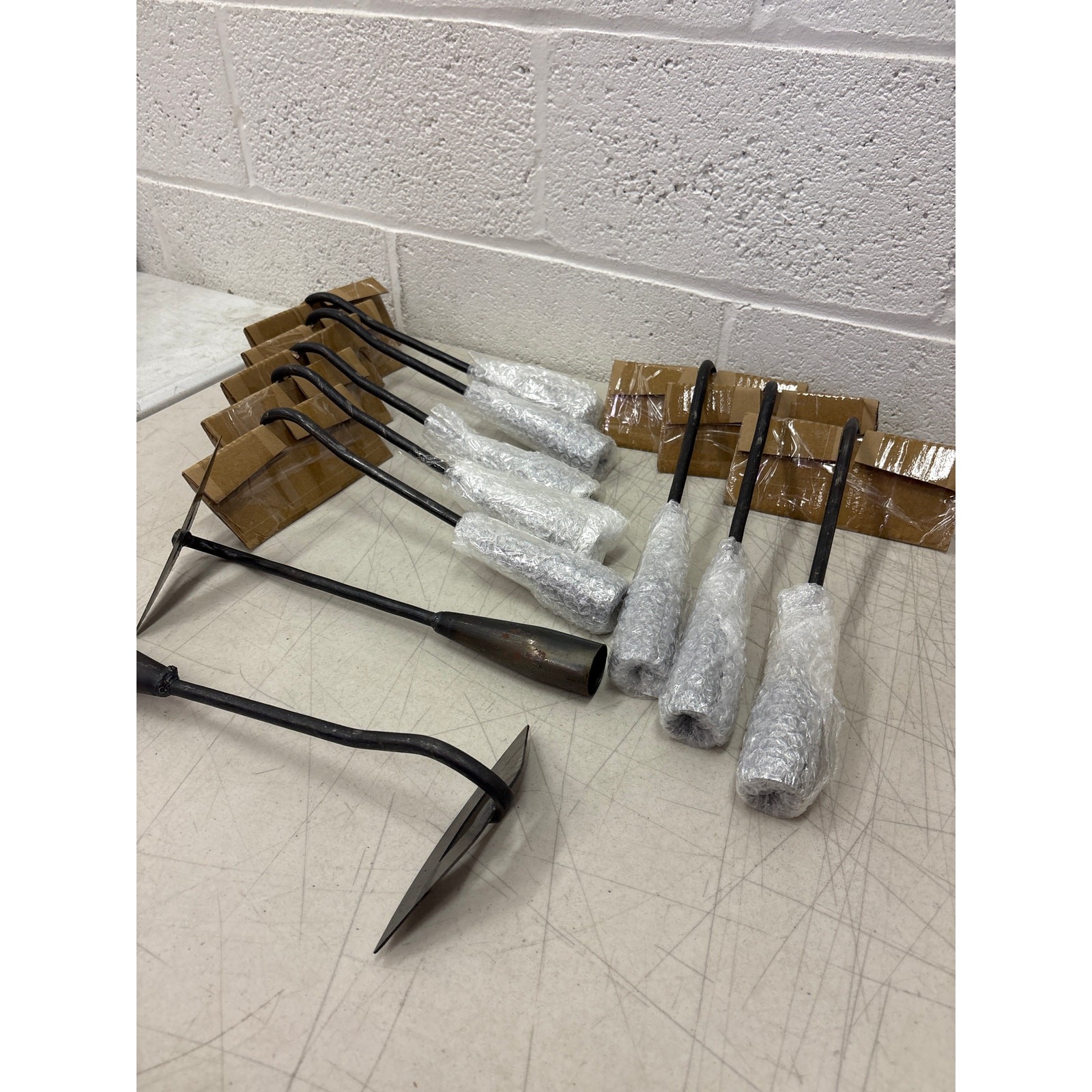 LOT-OF-10 Garden Hoe All-Steel Hardened Hollow Hoe Weeding, Garden Edger Weeder