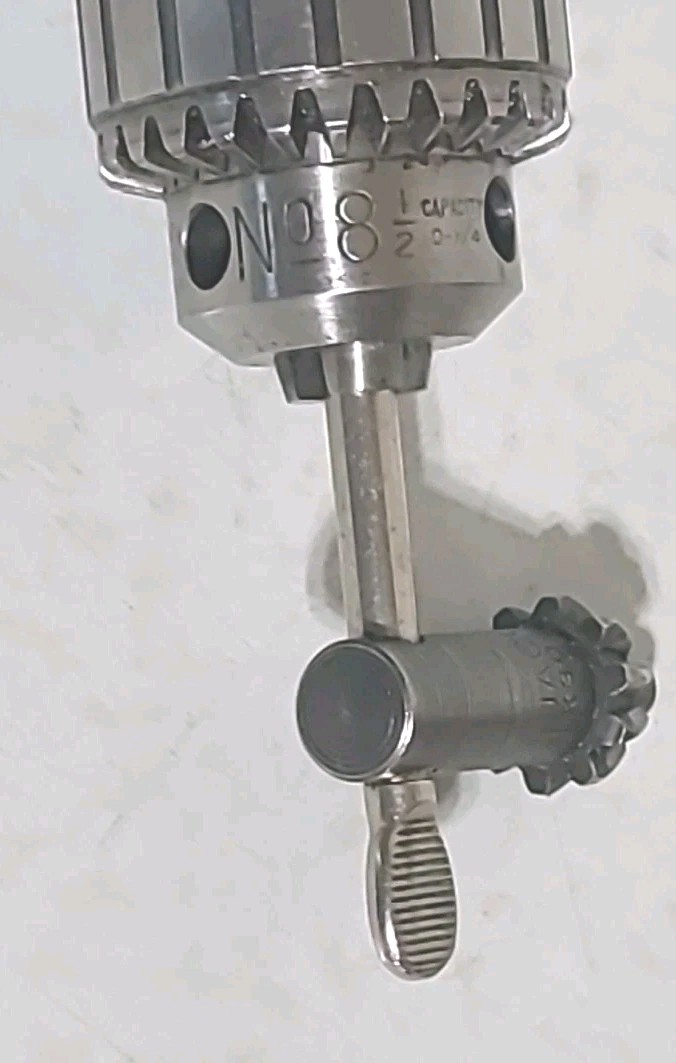 Jacobs 8-1/2 Heavy Duty Ball Bearing Super Chuck, 5/8" Shank w/ Jacobs Key.