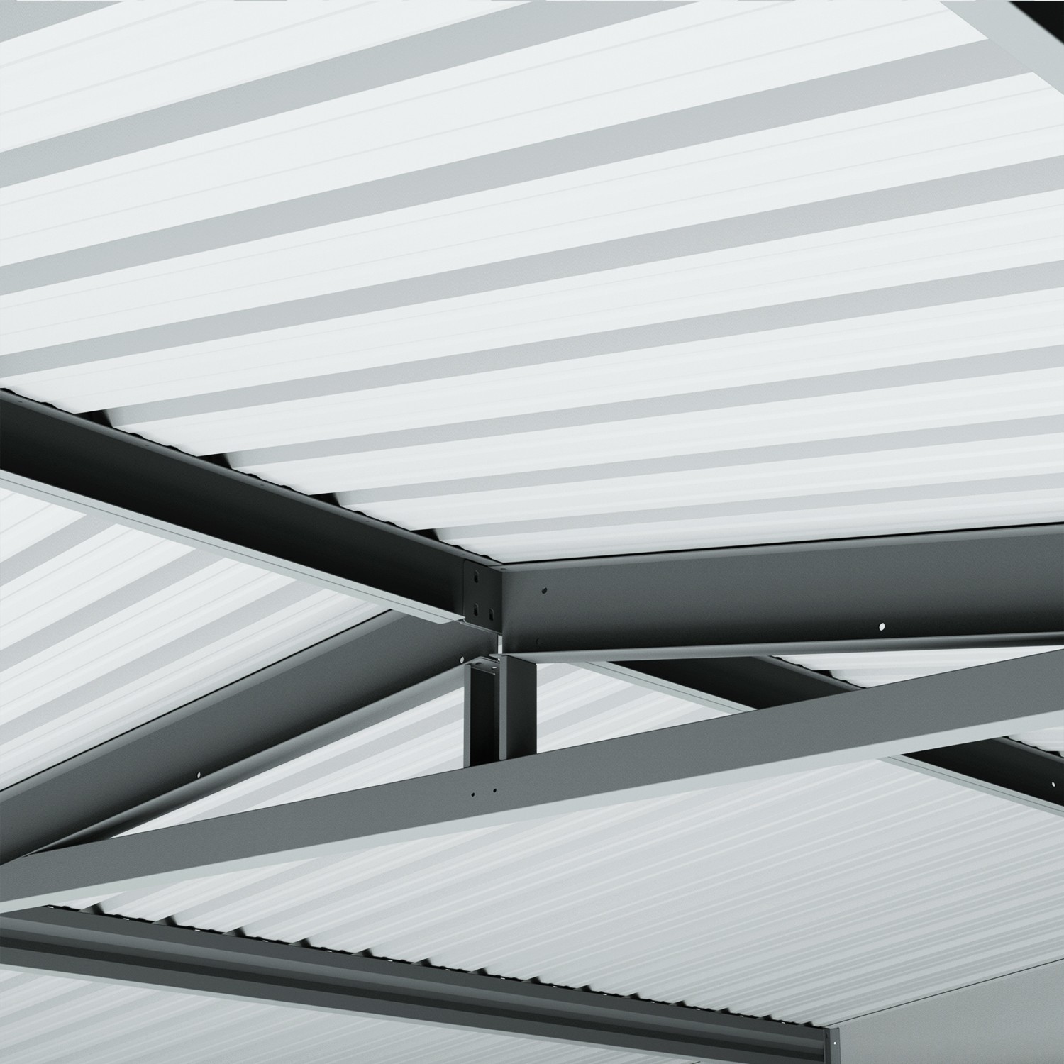 NEW 20'x13' Galvanized Metal Garage Shed Outdoor Storage Shed for Vehicle/Garden