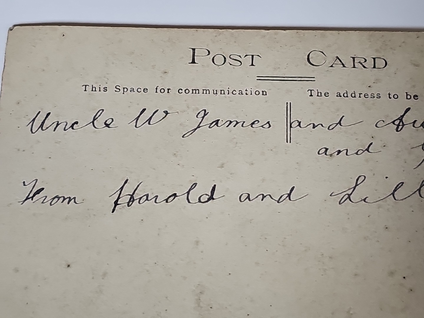 WW1 RPPC Photo UK British Red Cross Medic And Wife Named P14 Type Belt