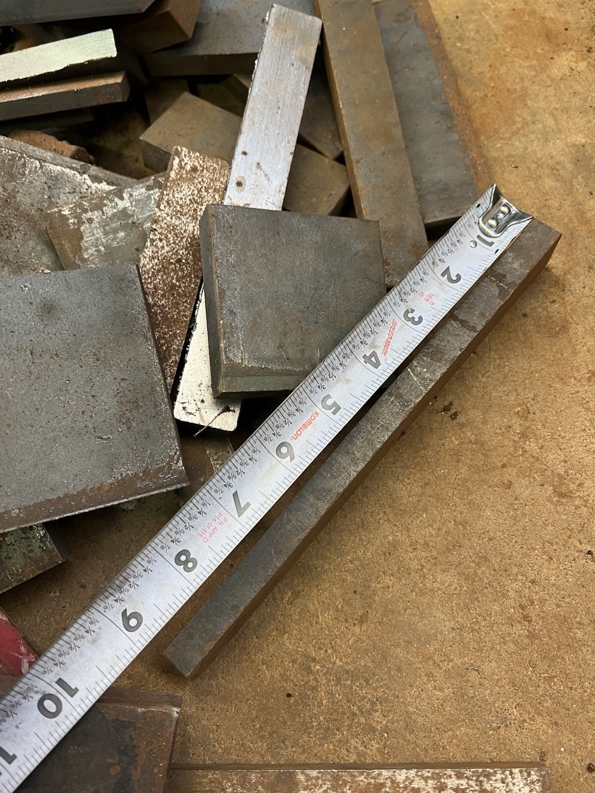 Mix lot 5+Lbs A36 Flat steel metal plate bar steel stock 3/8" 1/2" 3/4" 1"+ Th