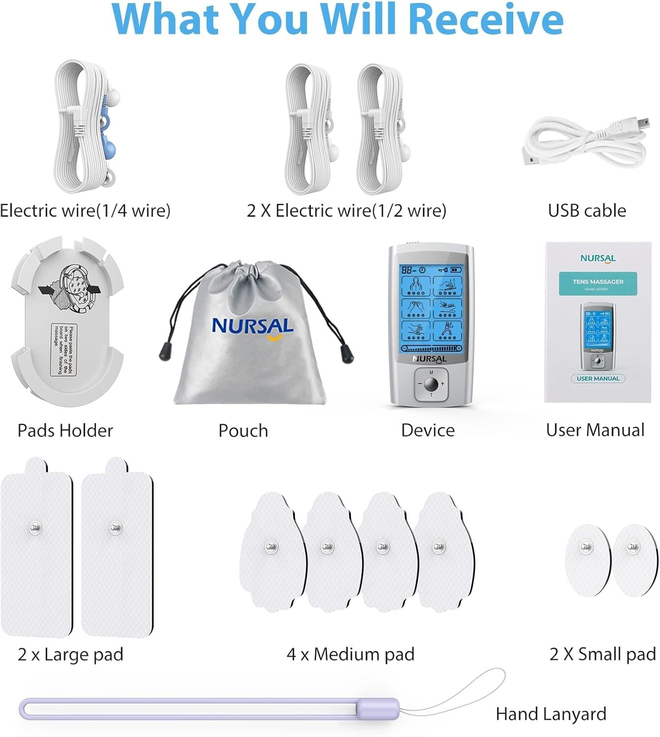 24 Modes Tens Unit Muscle Therapy Pain Relief Stimulator Machine Pulse Massager