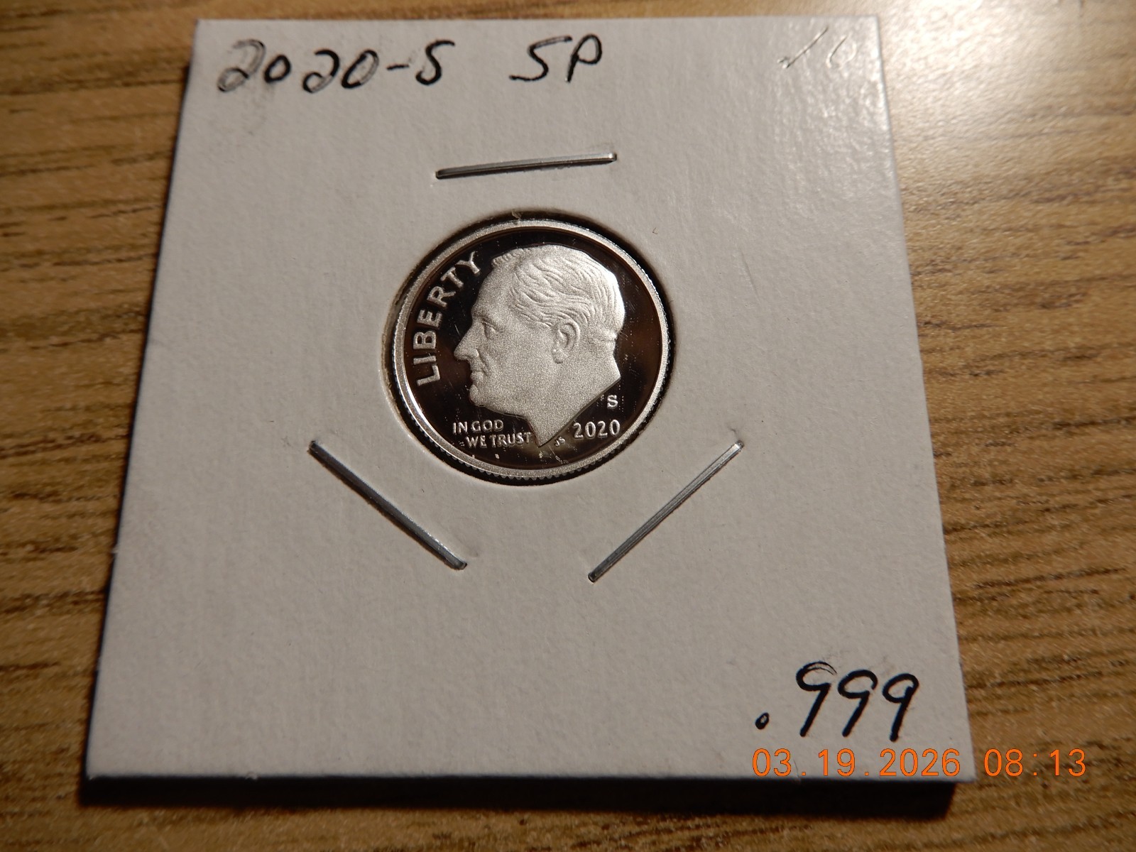 2020-S Silver Proof Roosevelt Dime .999 silver