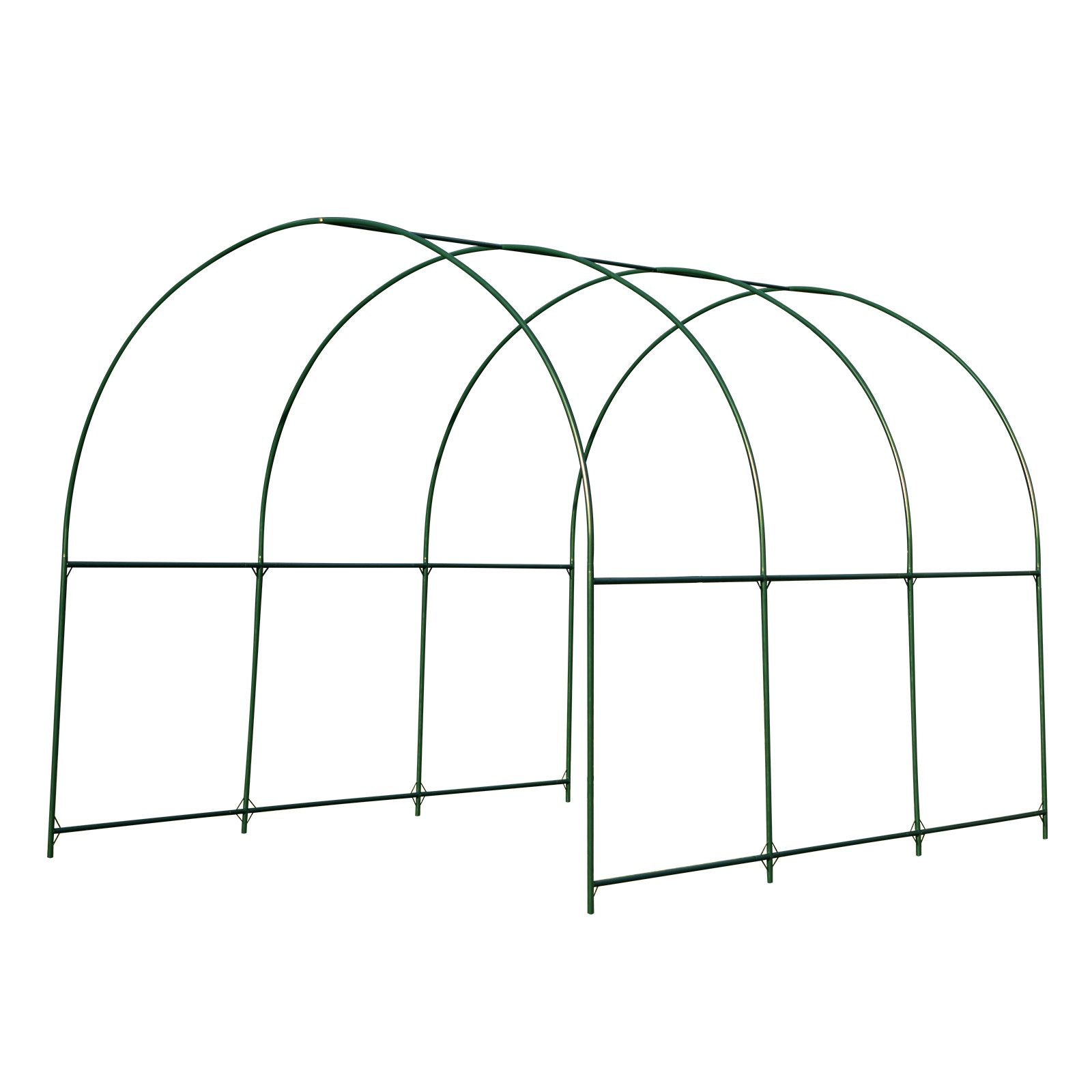 Large Size Steel Garden Arch Rose Arbor Climbing Plant Grape Support Frame Yard