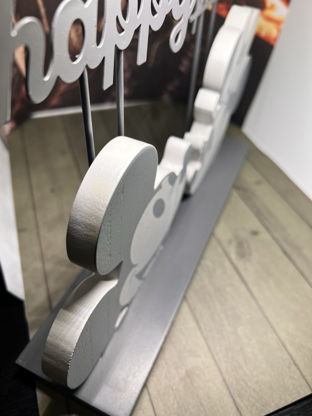 Disney World Our Happy Place Mickey Minnie Mouse Wood Metal Shelf Home Decor NEW