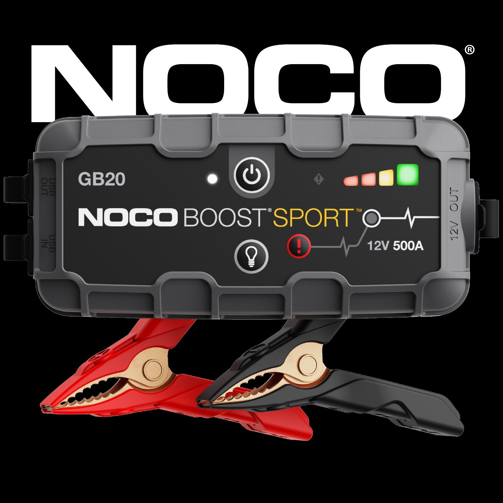 NOCO Boost Sport GB20 500A 12V UltraSafe Portable Lithium Battery Jump Starter