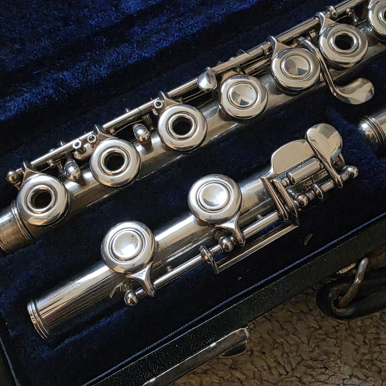 SALE Artley Early Elkhart Indiana Flute Open Holes C Foot w/ Case