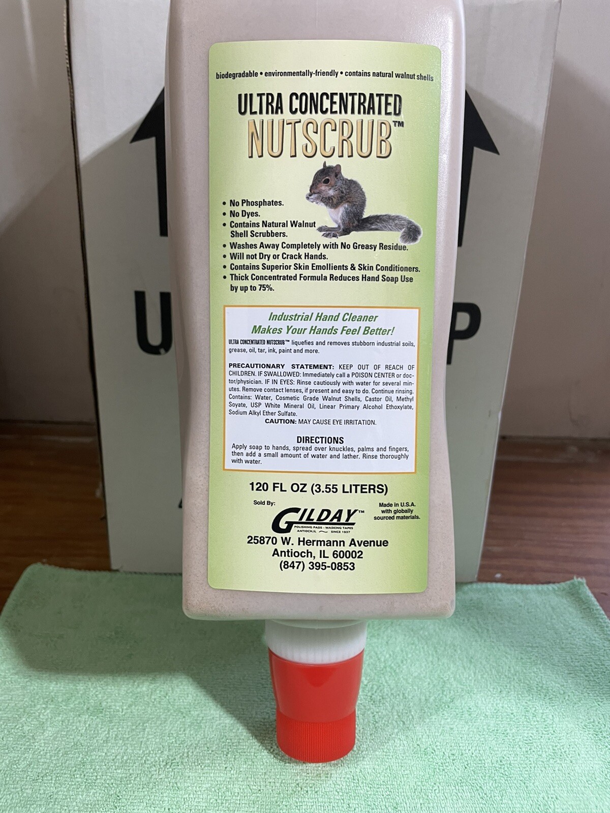 NUTSCRUB Ultra Concentrated Hand Cleaner Case Of 4 1gal Ea