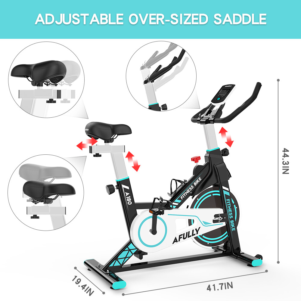 Indoor Cycling Bike Commercial Exercise Bike Stationary Cardio Fitness Workout