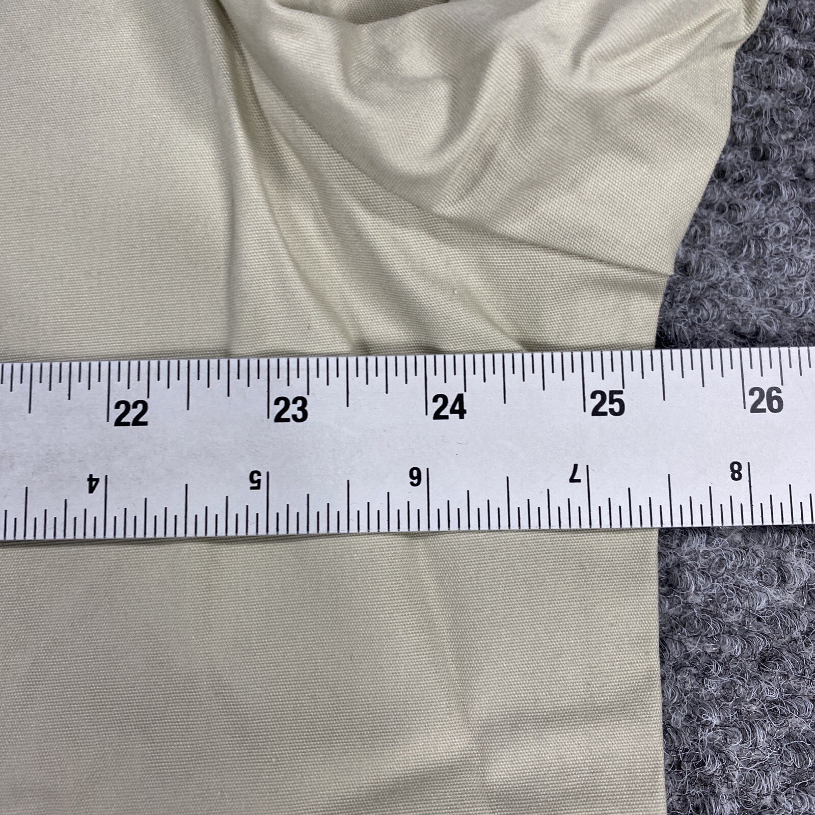 New Chef Chefs Short Sleeve Shirt Button Up Beige Size 2XL