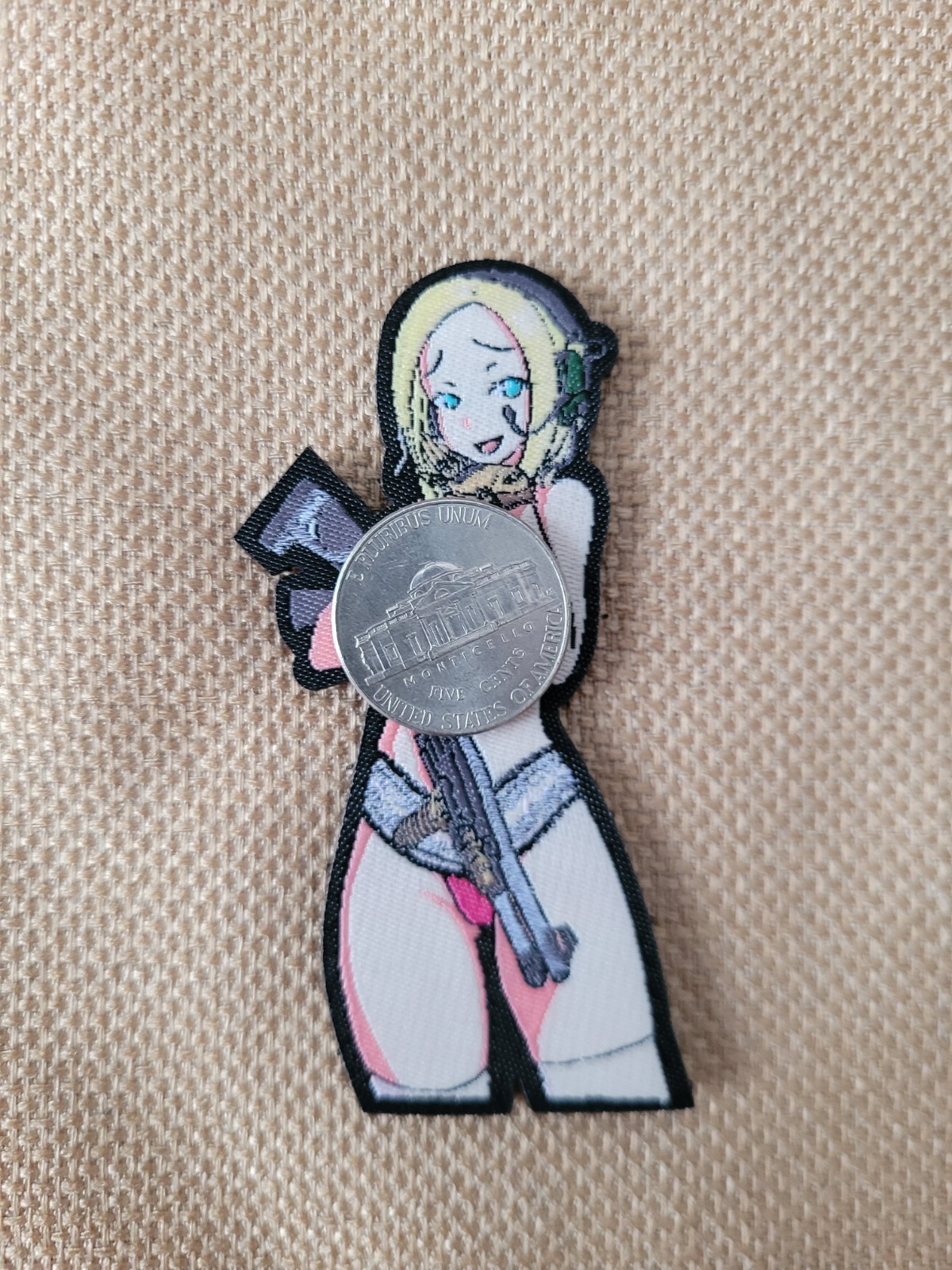 Boobies Nude Anime Patch Morale Tactical Hook Weapons Grade Waifu Girl NSFW