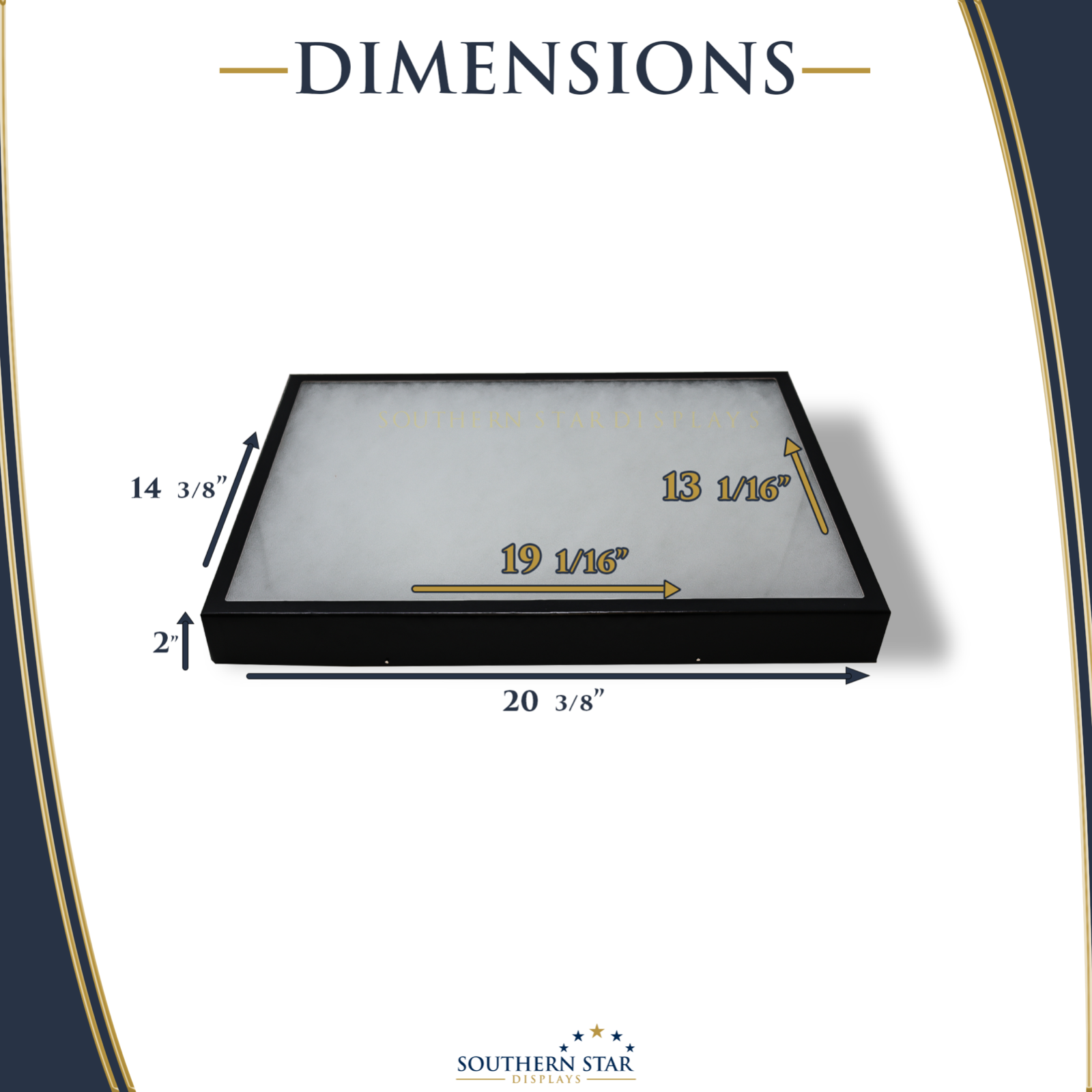 5 Pack of 14 x 20 x 2 Riker Display Cases Boxes for Collectibles Arrowheads