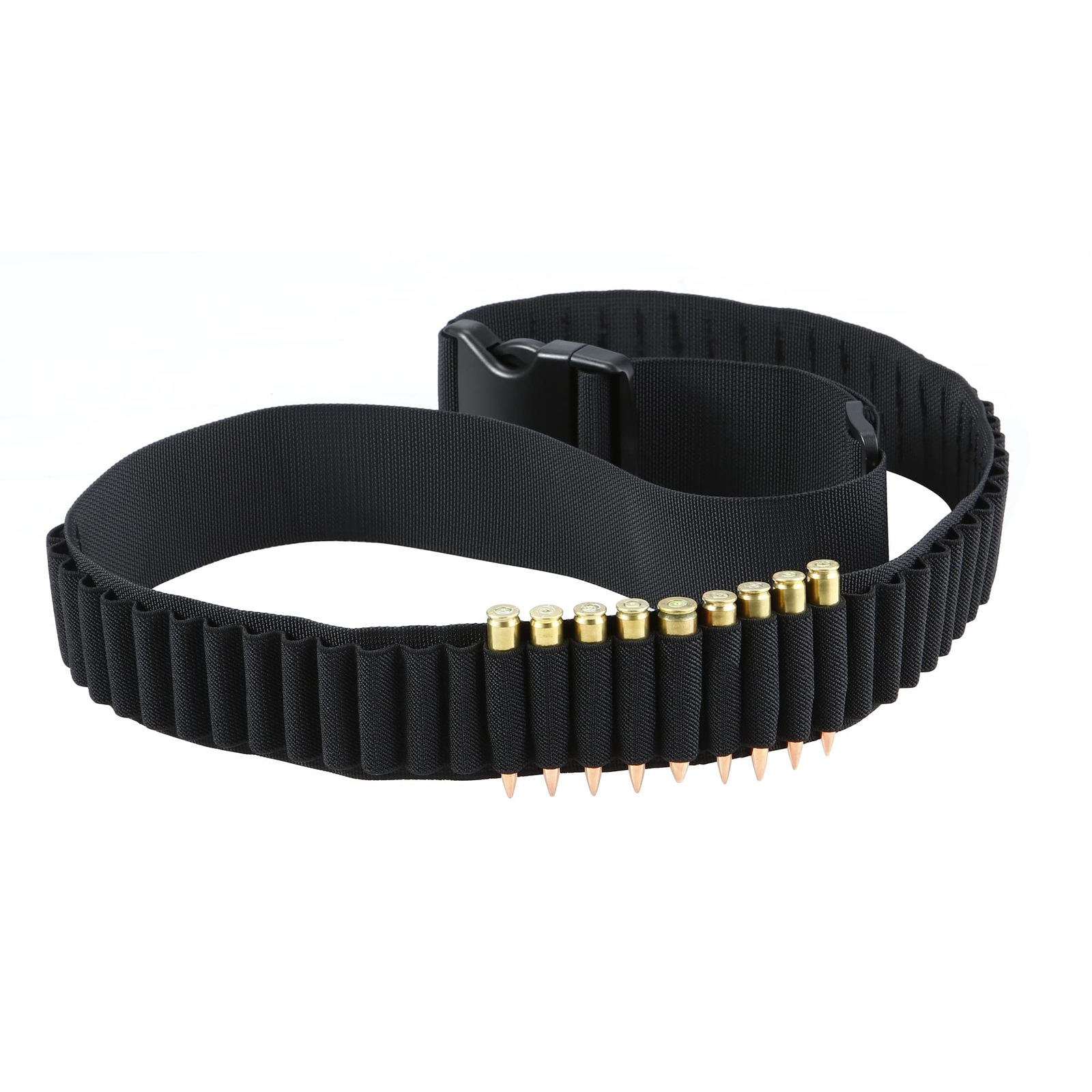 Adjustable Rifle Ammo Bandolier 50 Rounds 10/22/.22LR/.17HMR/.222/.223, 5.56mm