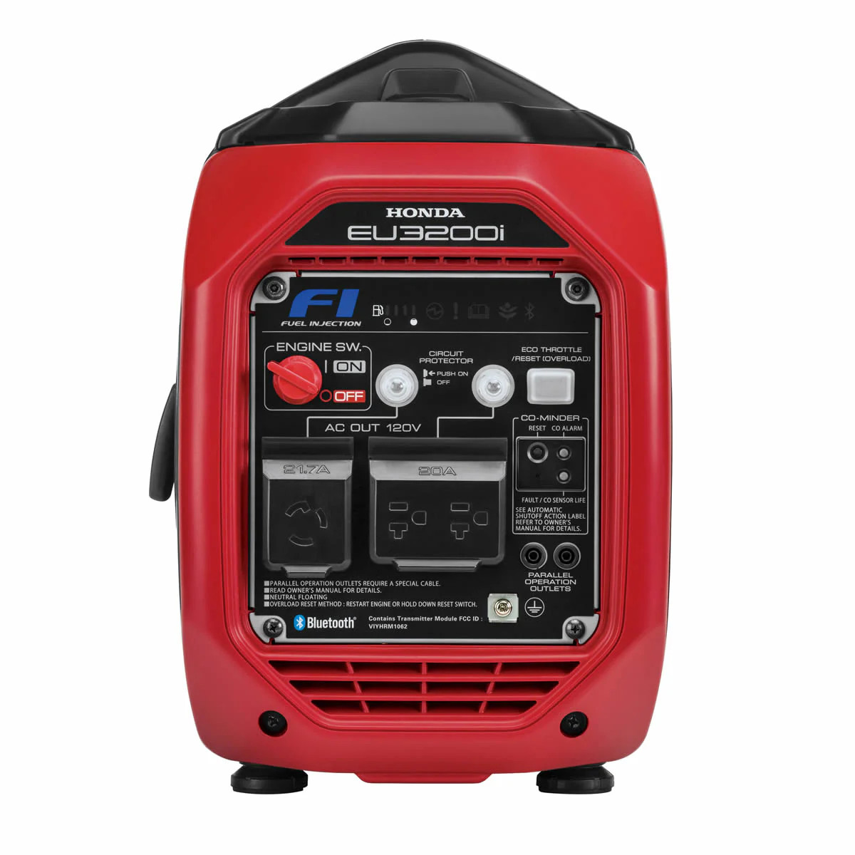 Honda EU3200 3200W Portable Gas Powered Super-Quiet Compact Inverter Generator