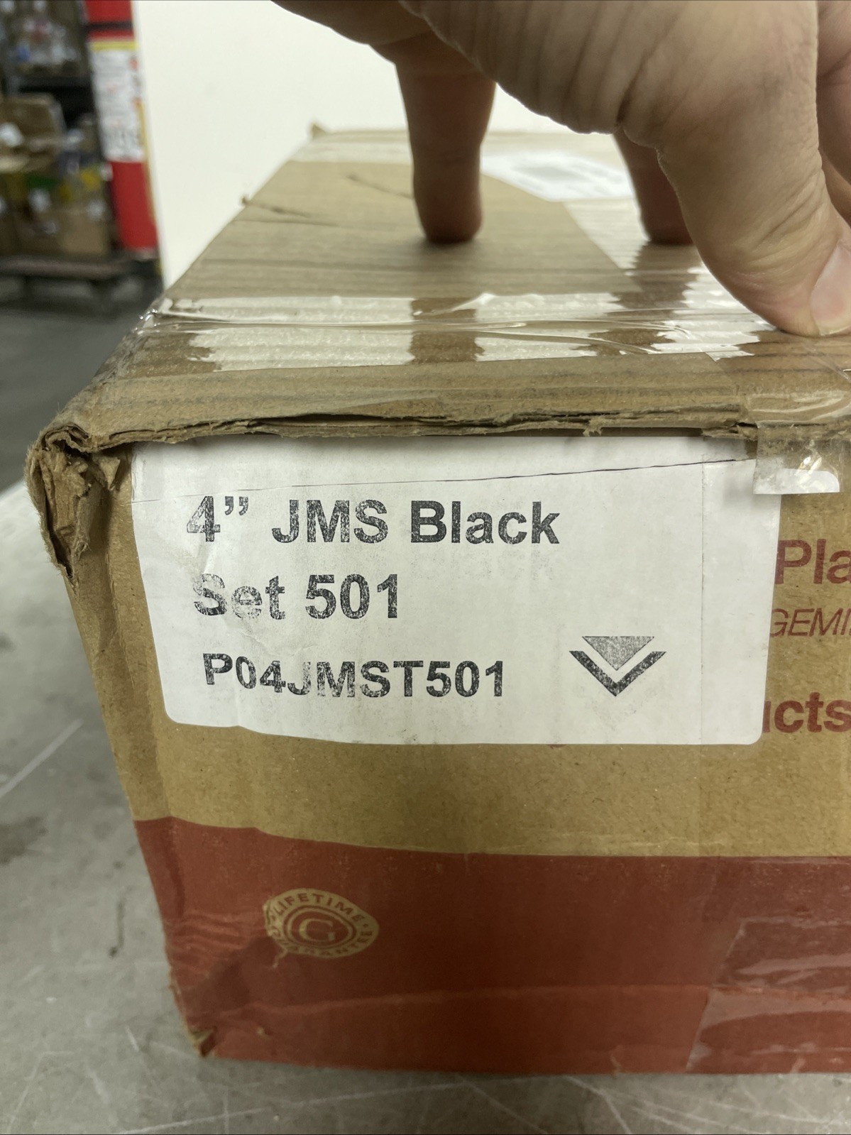 gemini 4” black letters set 501 Sign Letter Set. Opened Box