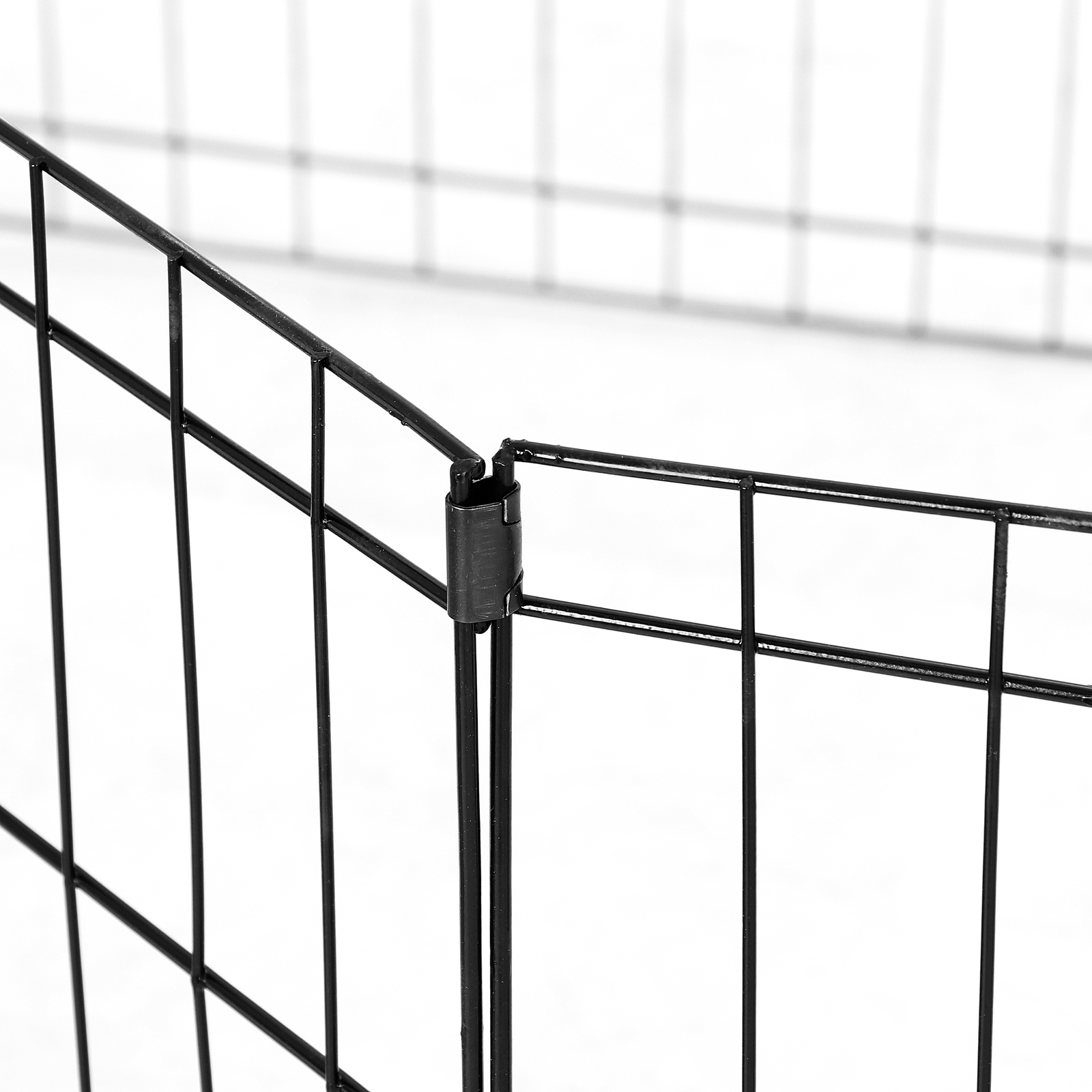 Dog Playpen 24" 8 Panels Foldable Exercise Pen Pet Playpen Fence Indoor Outdoor