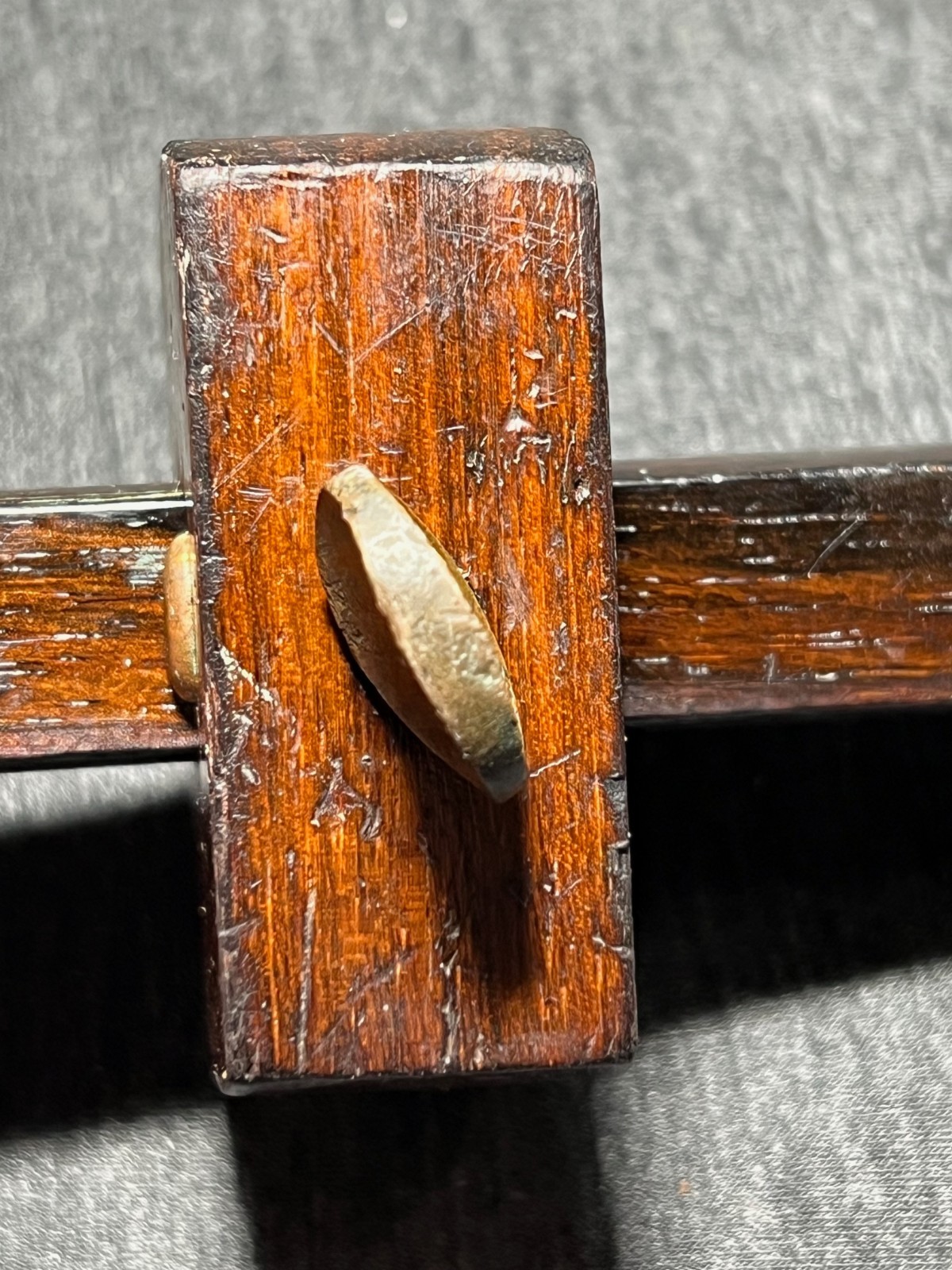 Antique Stanley No. 77 Mortise Gauge Rosewood and Brass