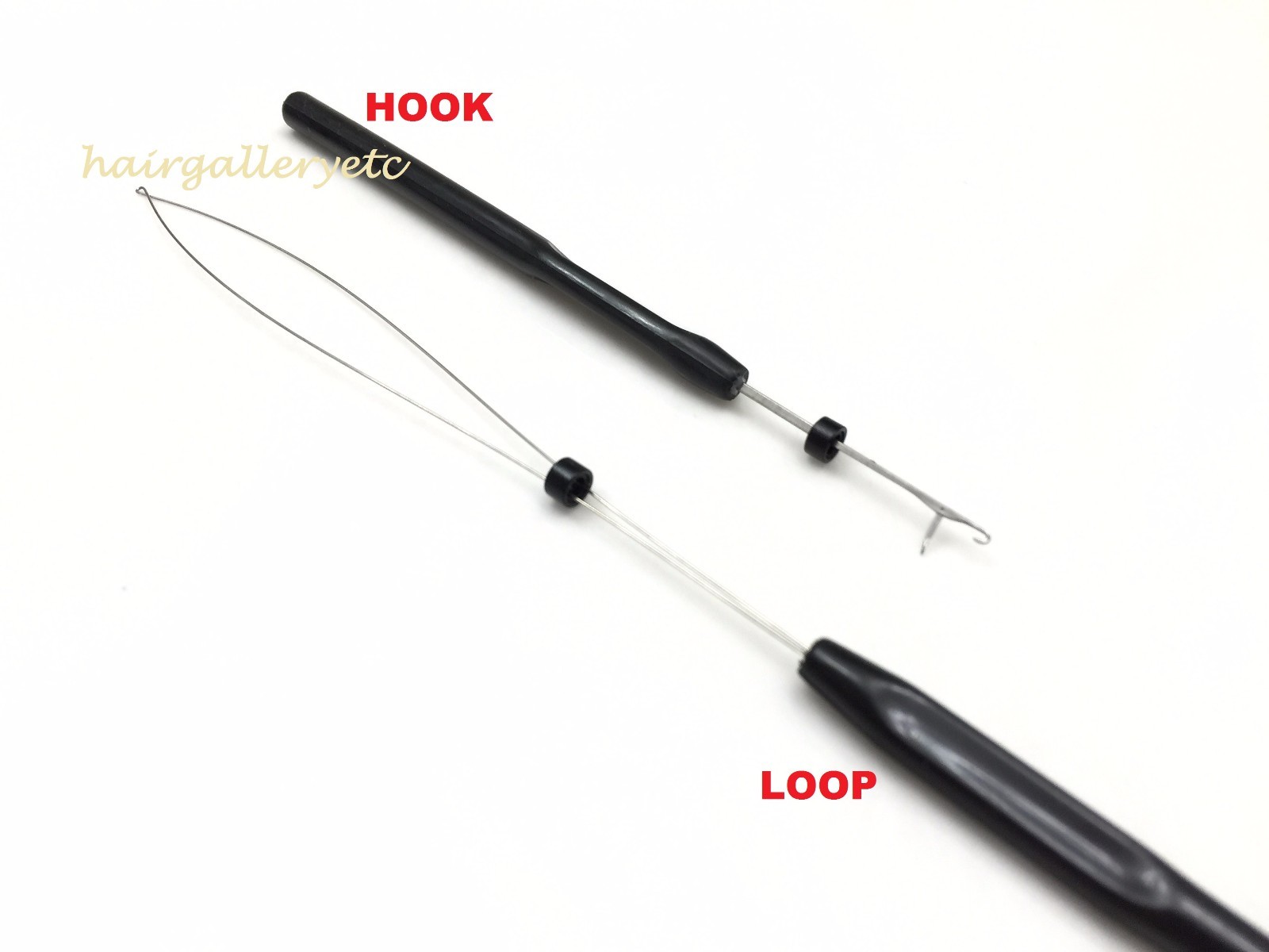 Silicone Lined Micro Rings Link Crimp Beads Hair Extension I tip Free Hook /Loop