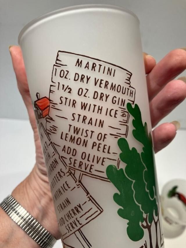 Vintage You Me Ours Farm Cocktail 3-piece Set - Vintage Barware 1960's