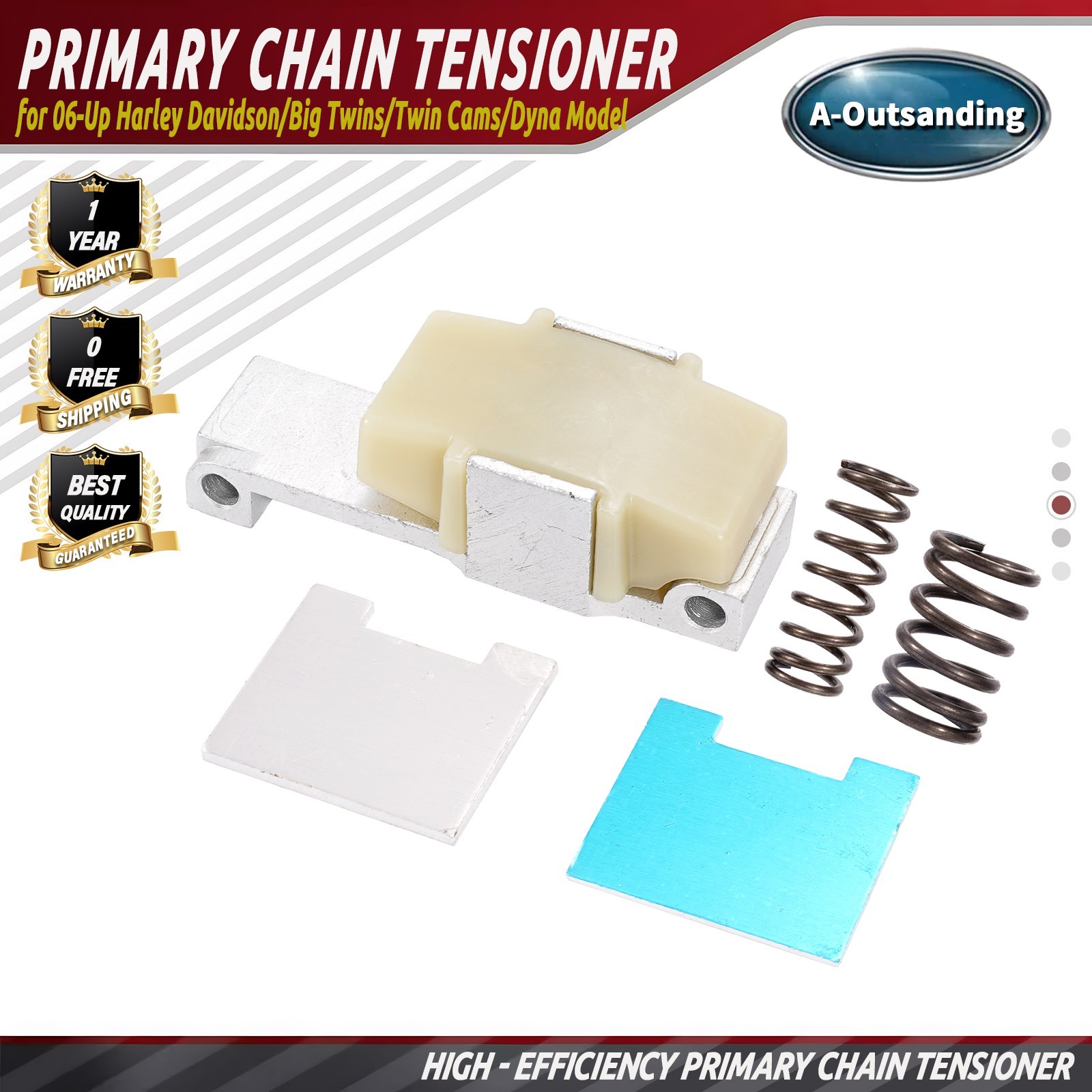 Primary Chain Tensioner Fit 06-Up Harley Davidson/Big Twins/Twin Cams/Dyna Model