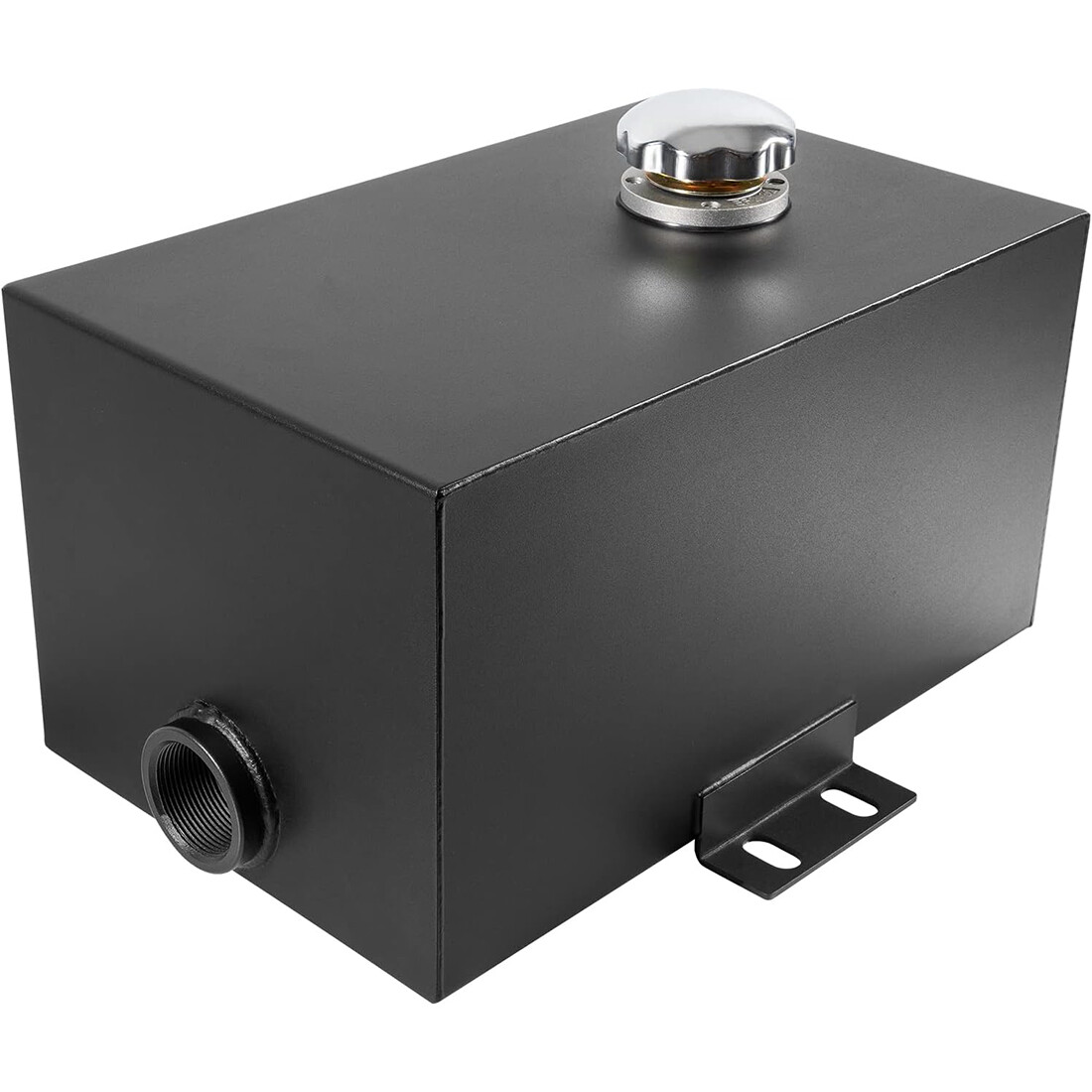 5 Gallon 14 Gauge Steel Hydraulic Fluid Reservoir Tank 1.5" Inlet 0.75" Outlet