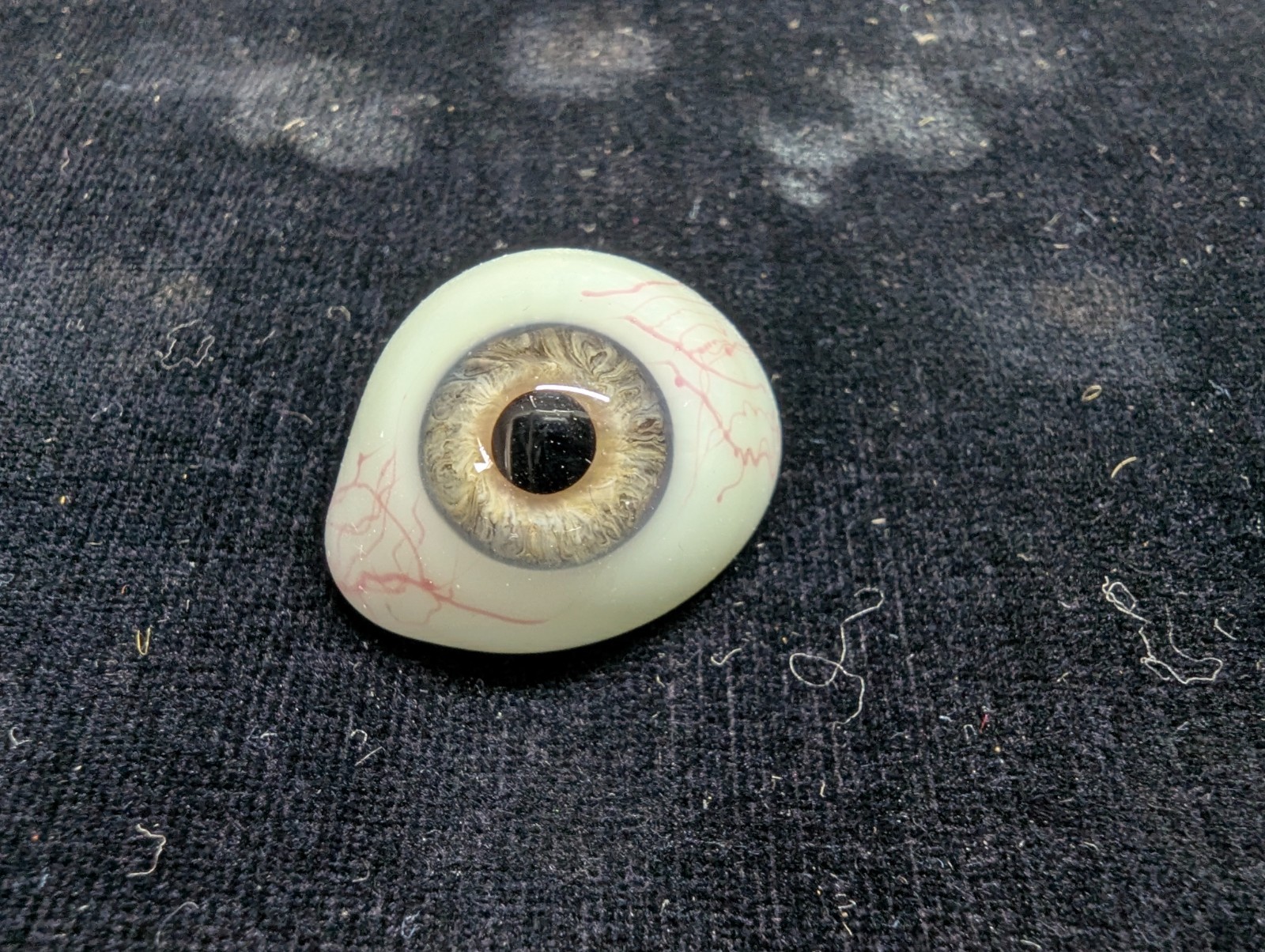 Antique Glass Prosthetic Eye Eyeball