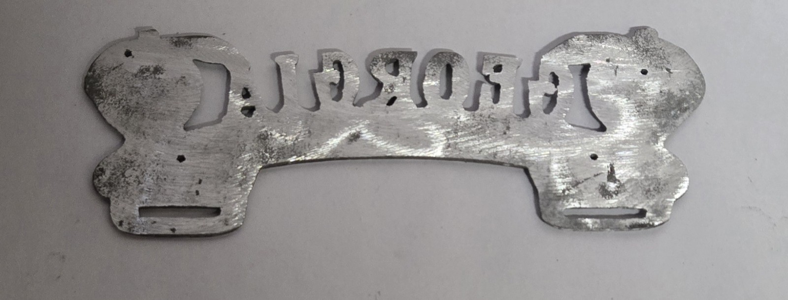 Vintage Cast Aluminum Georgia Topper Car Club Plaque