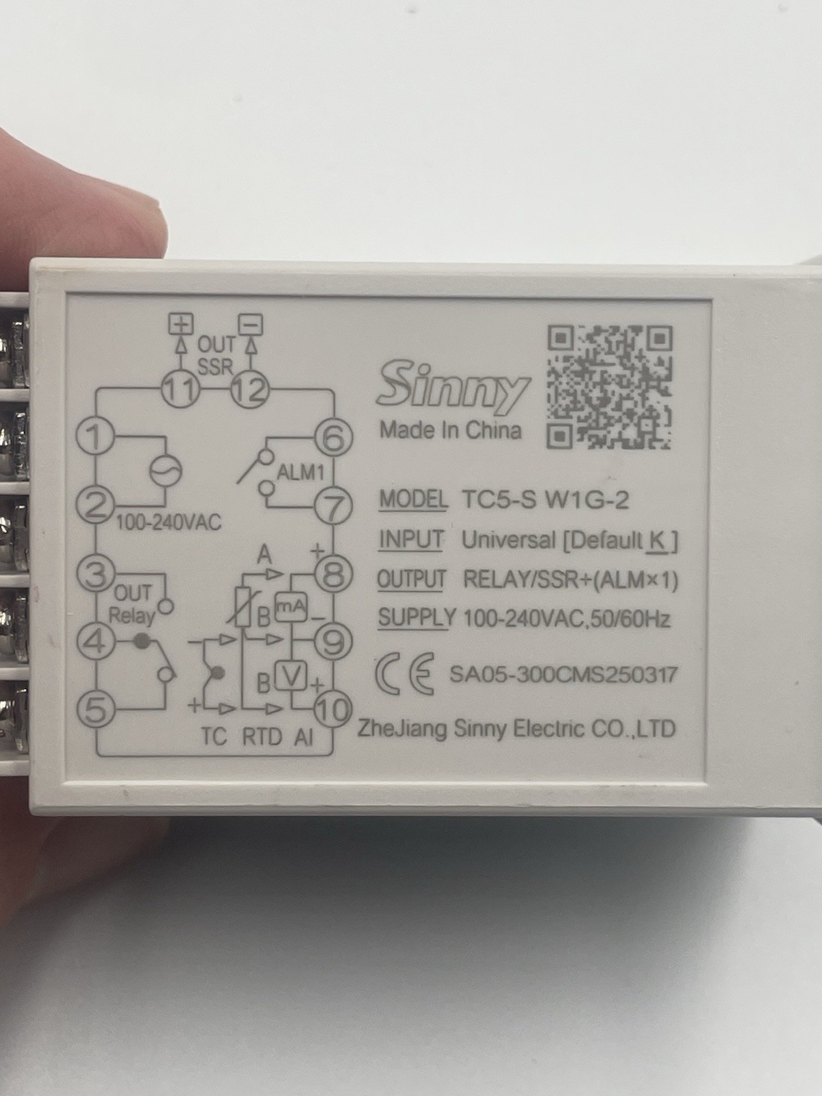 Unbranded Sinny TC5-S Temperature Controller **NEW** No Box