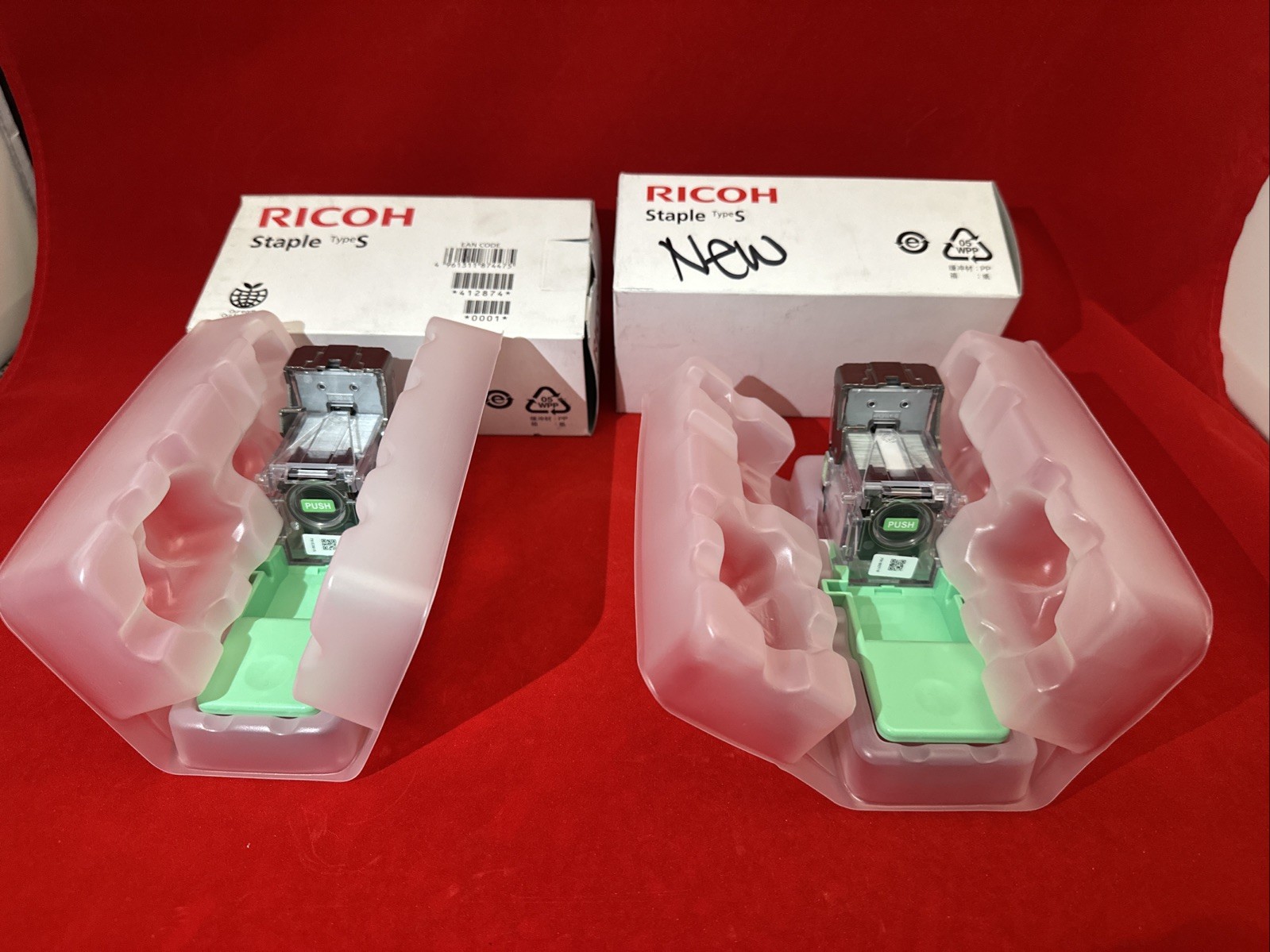 2 Boxes New Ricoh Type S Staple Refill 581R-AM 412874 (AMX)