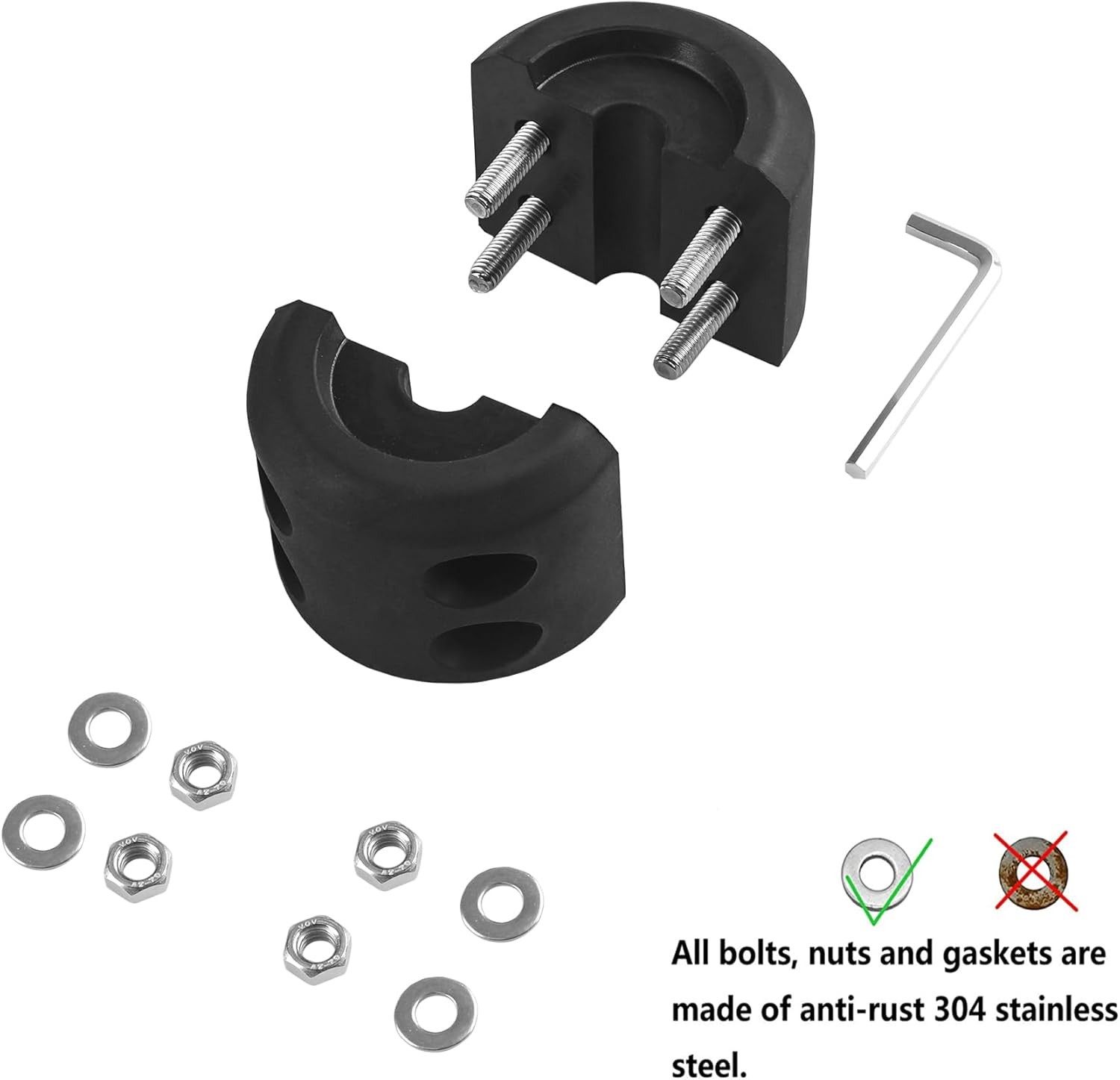 Winch Stopper Stop Rubber Heavy Duty Cable Line Waterproof Rope Hook ATV UTV