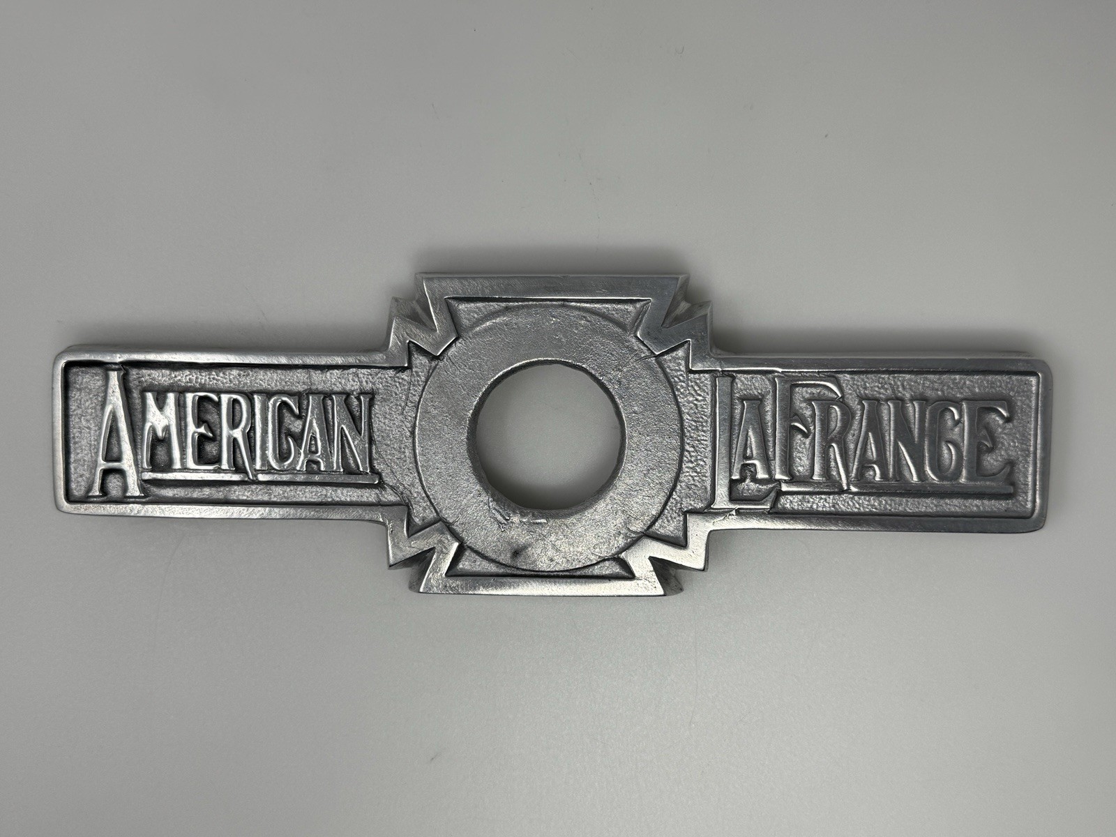 American LaFrance GMC Cosmopolitan Fire Engine Truck Radiator Emblem 1927-31
