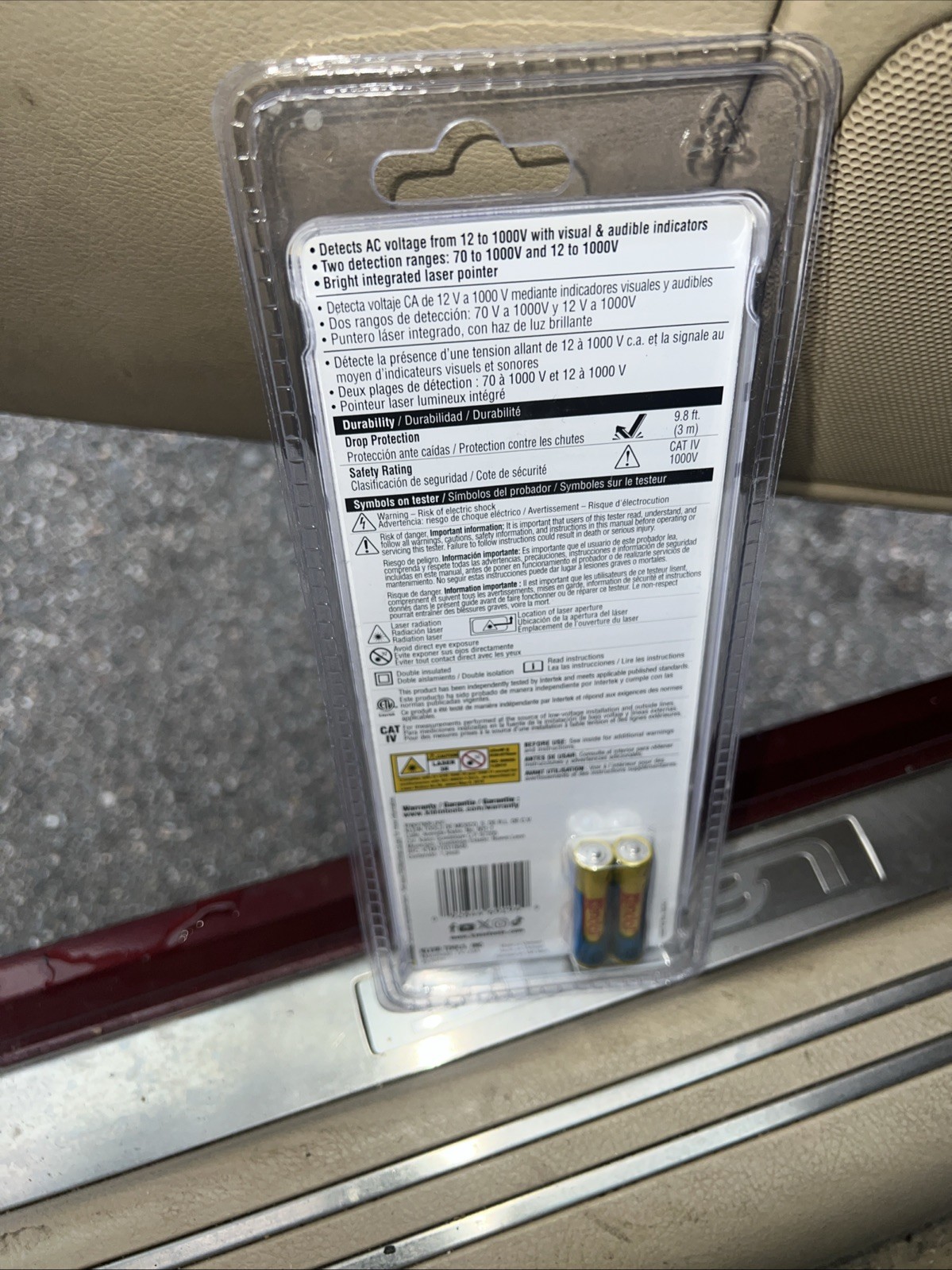 Klein Tools NCVT5A Dual-Range Non-Contact Voltage Tester With Laser Pointer NEW!