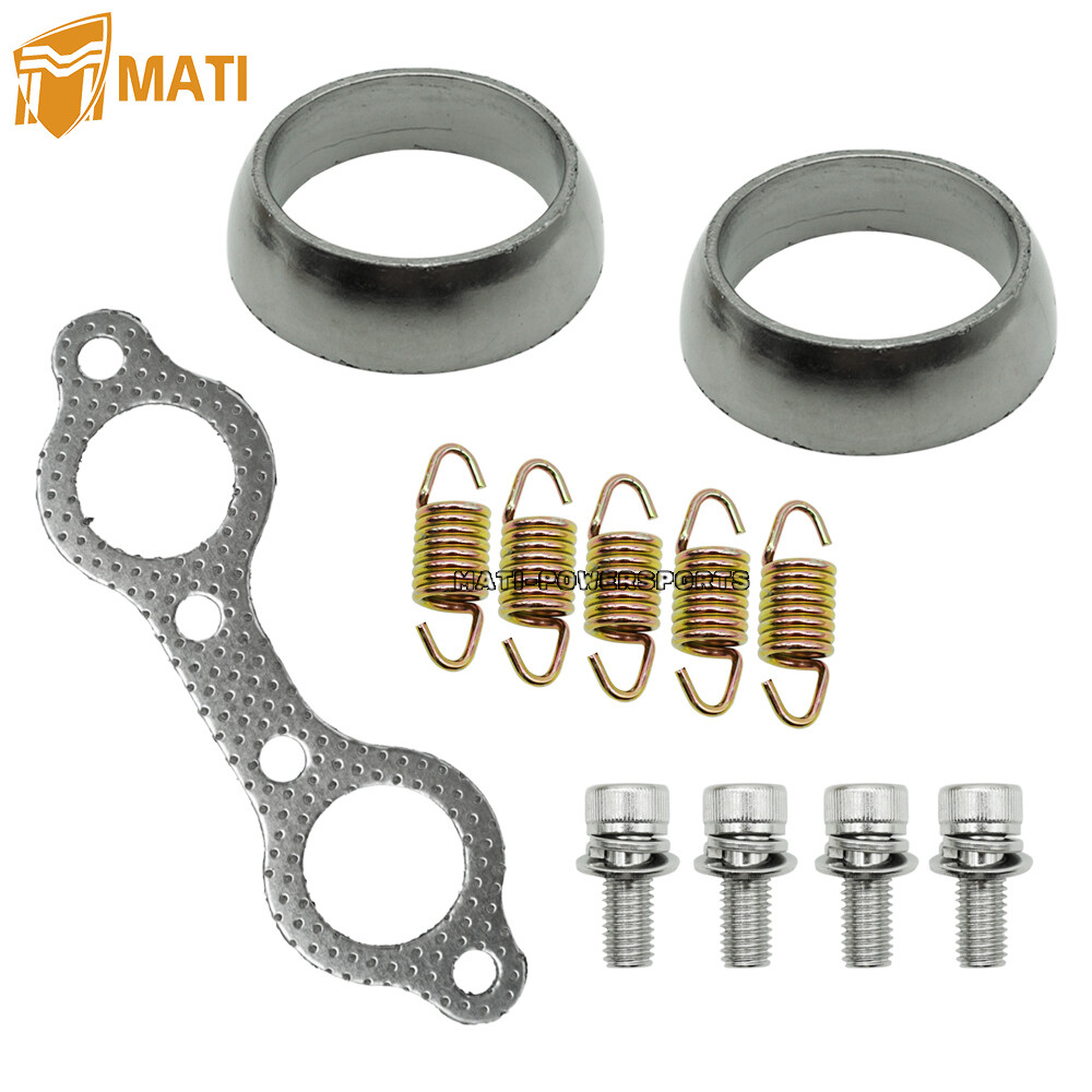 Exhaust Muffler Gasket Spring Rebuild Kit for Polaris Sportsman 600 700 800 MV7