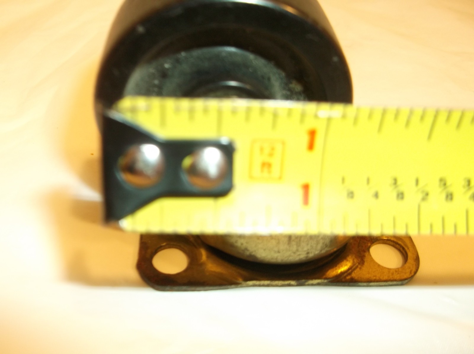 Vintage SWIVEL FURNITURE CASTORS 1-1/2" Wheels Brass Swivels - Lot of 2