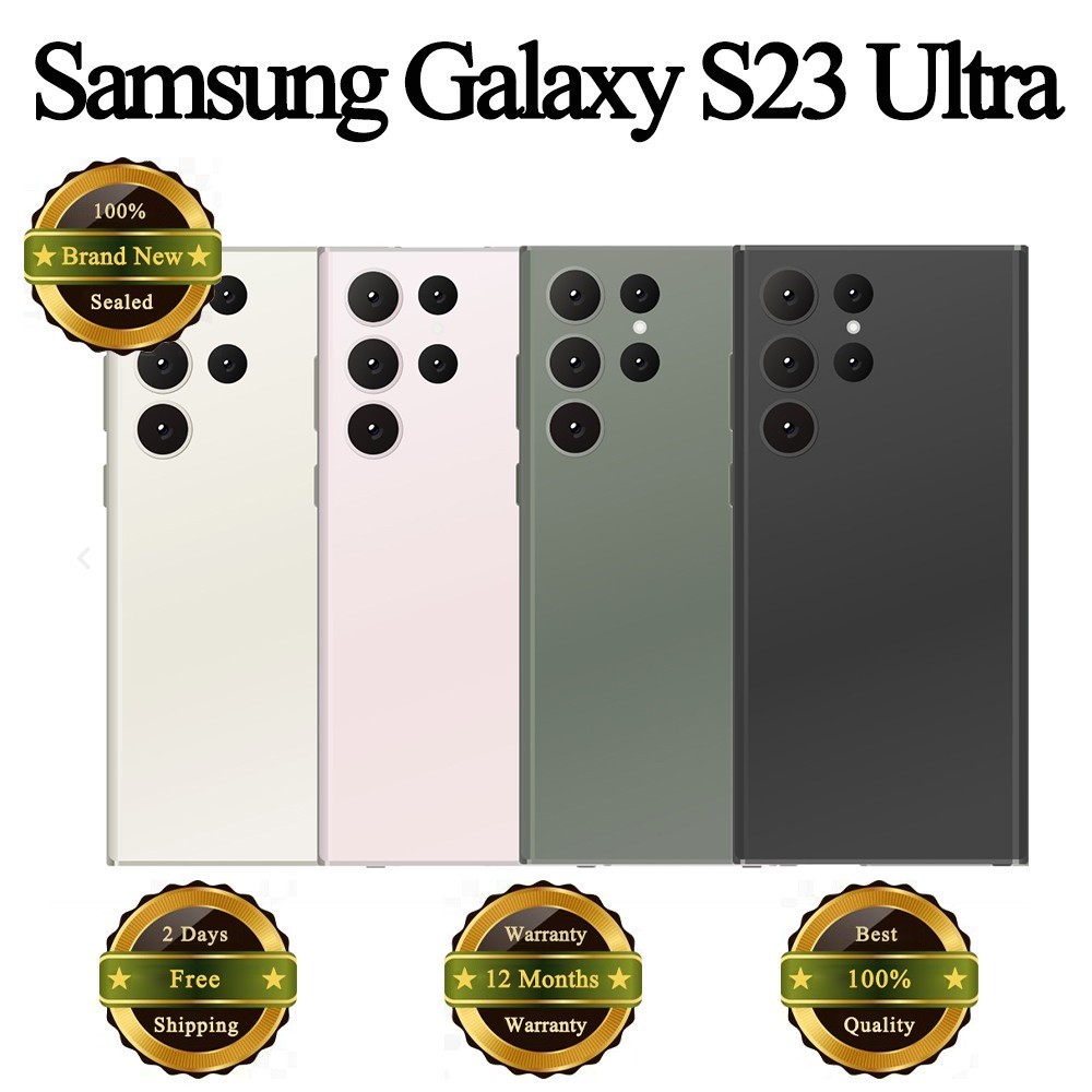 New Samsung Galaxy S23 Ultra 5G SM-S918U 256GB/ 512GB Factory Unlocked